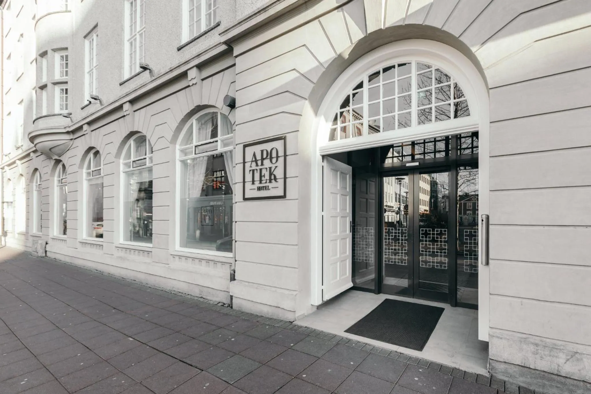 Facade/entrance in Apótek Hotel Reykjavík by Keahotels