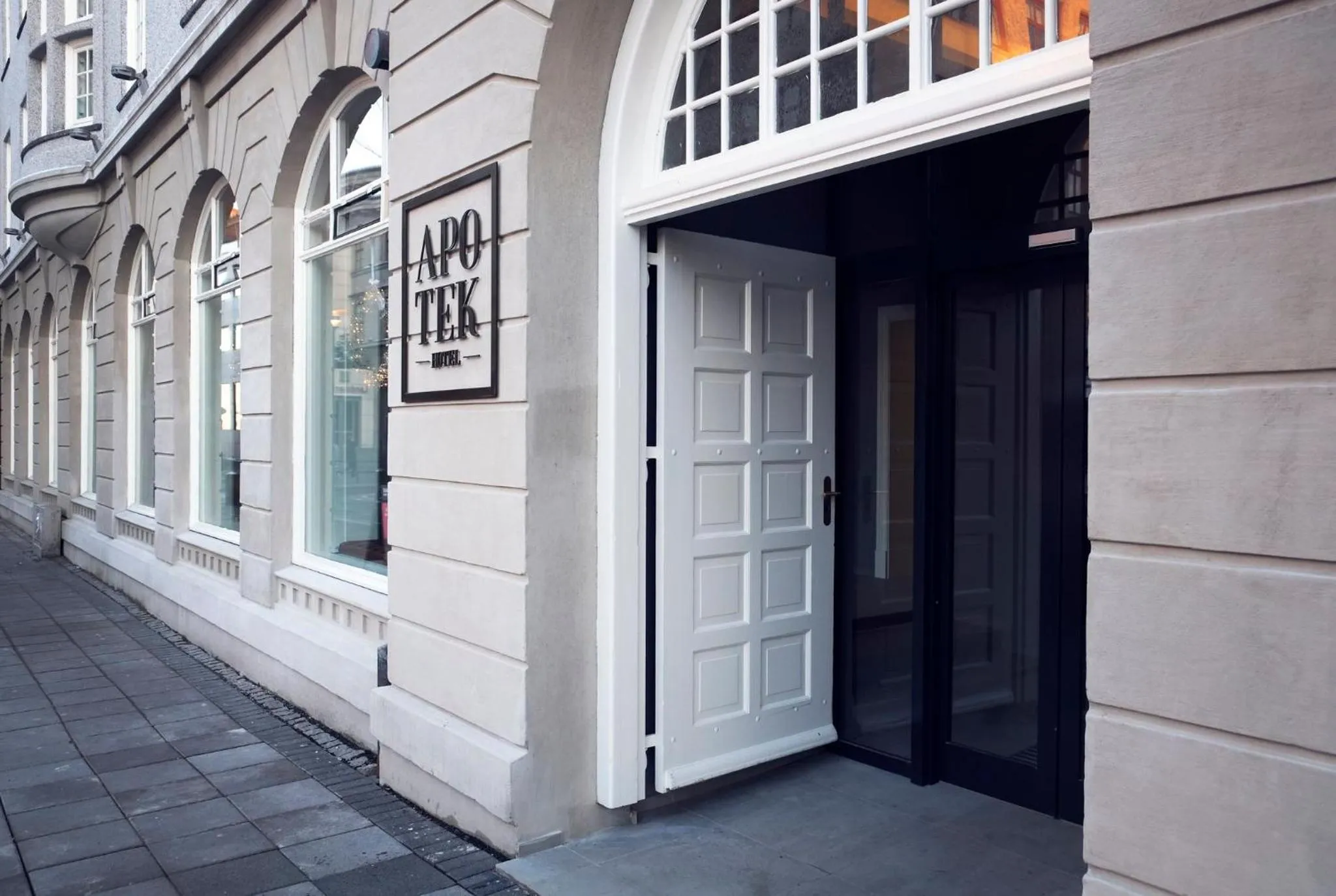 Facade/entrance in Apótek Hotel Reykjavík by Keahotels