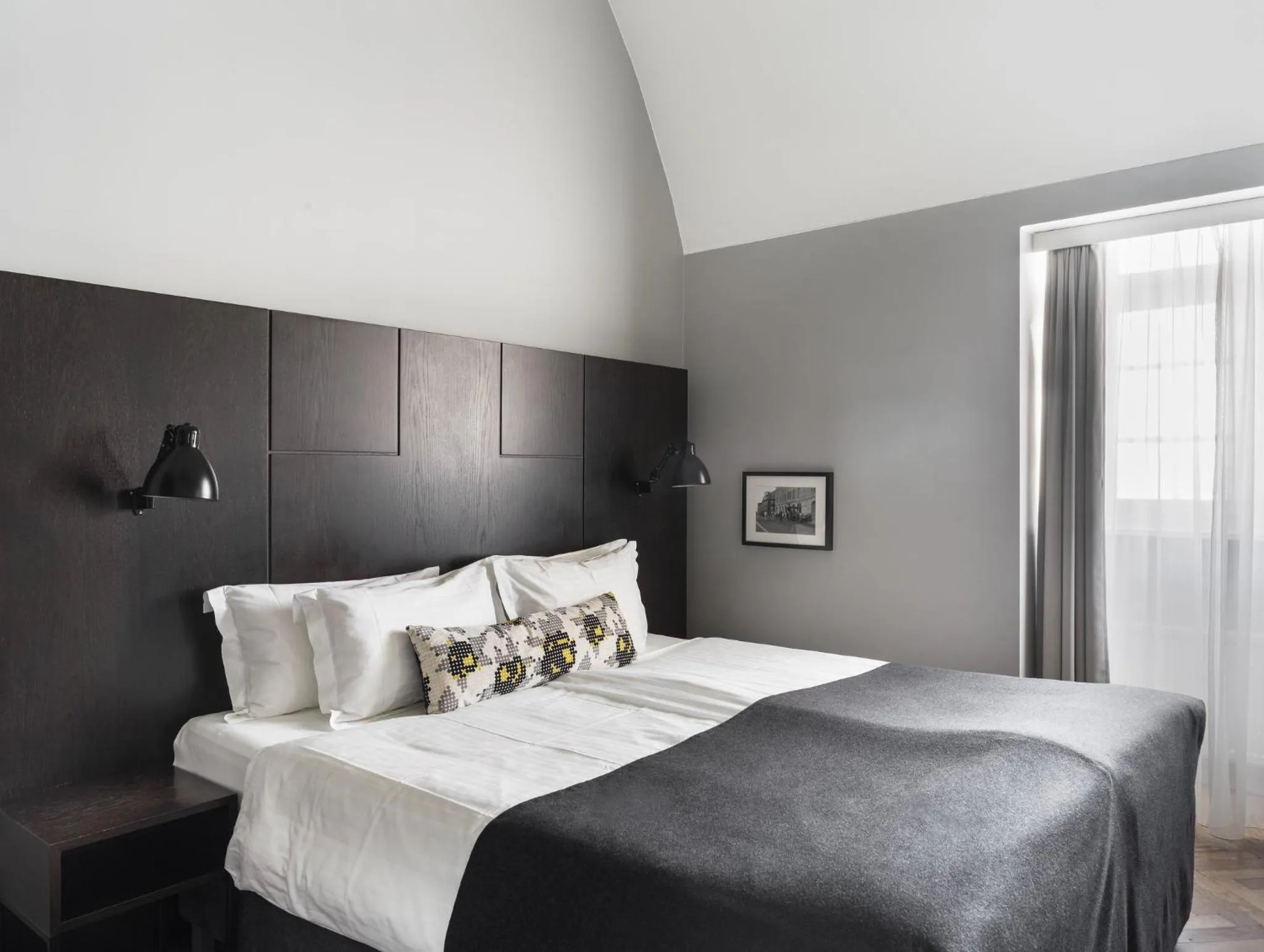 Bedroom, Bed in Apótek Hotel Reykjavík by Keahotels