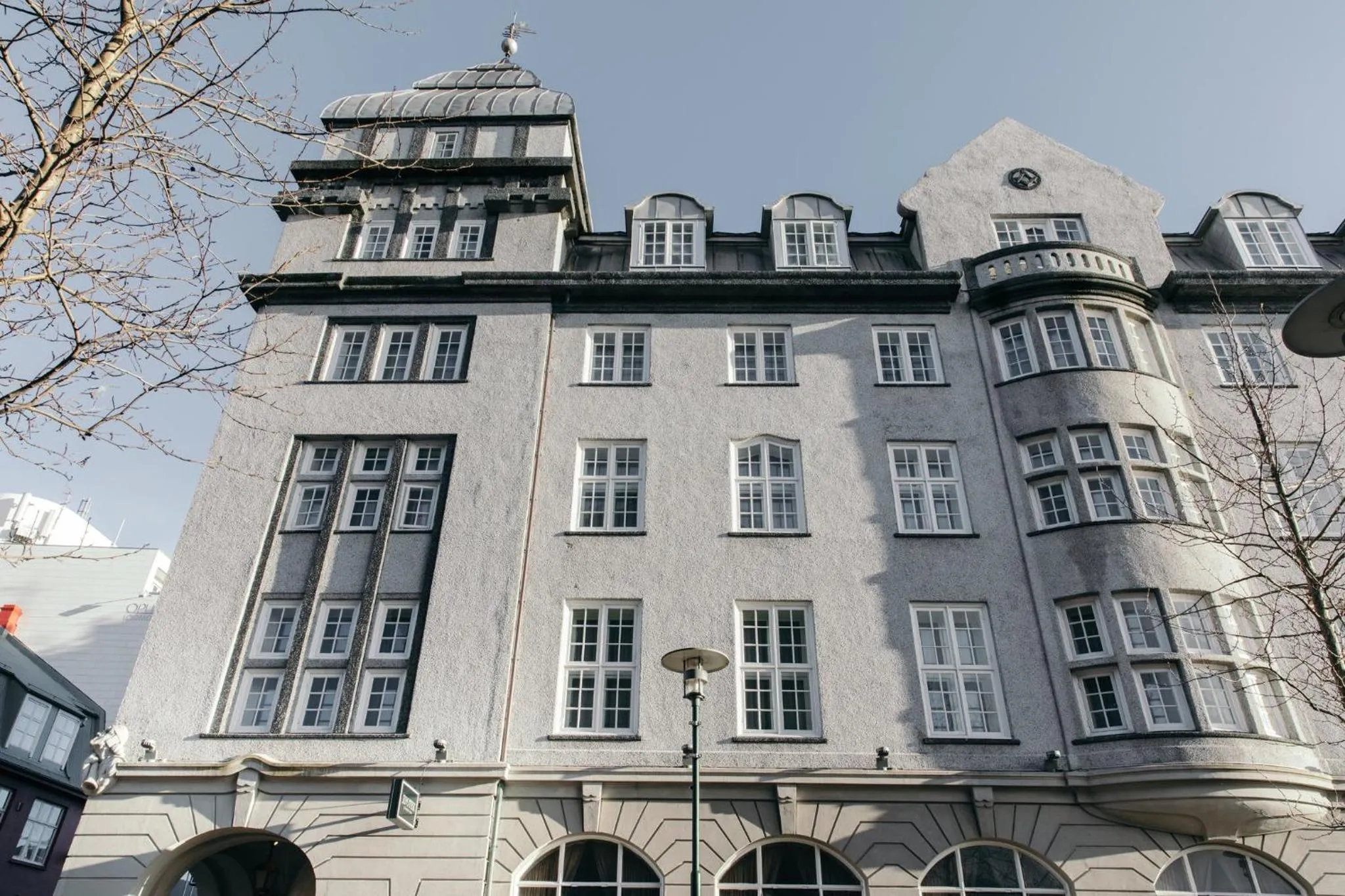 Facade/entrance in Apótek Hotel Reykjavík by Keahotels
