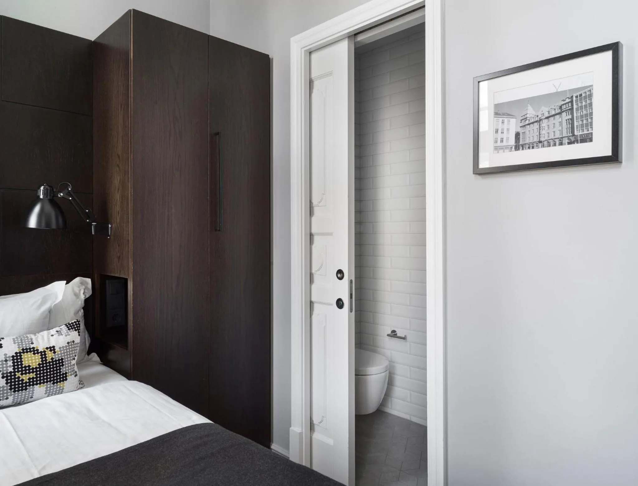 Bedroom, Bed in Apótek Hotel Reykjavík by Keahotels