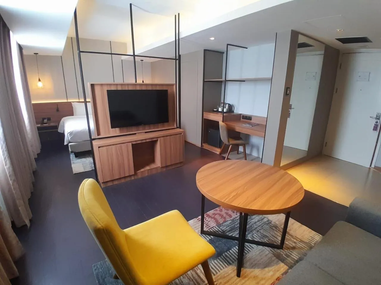 Living room in Citadines Connect Airport Jakarta Hotel