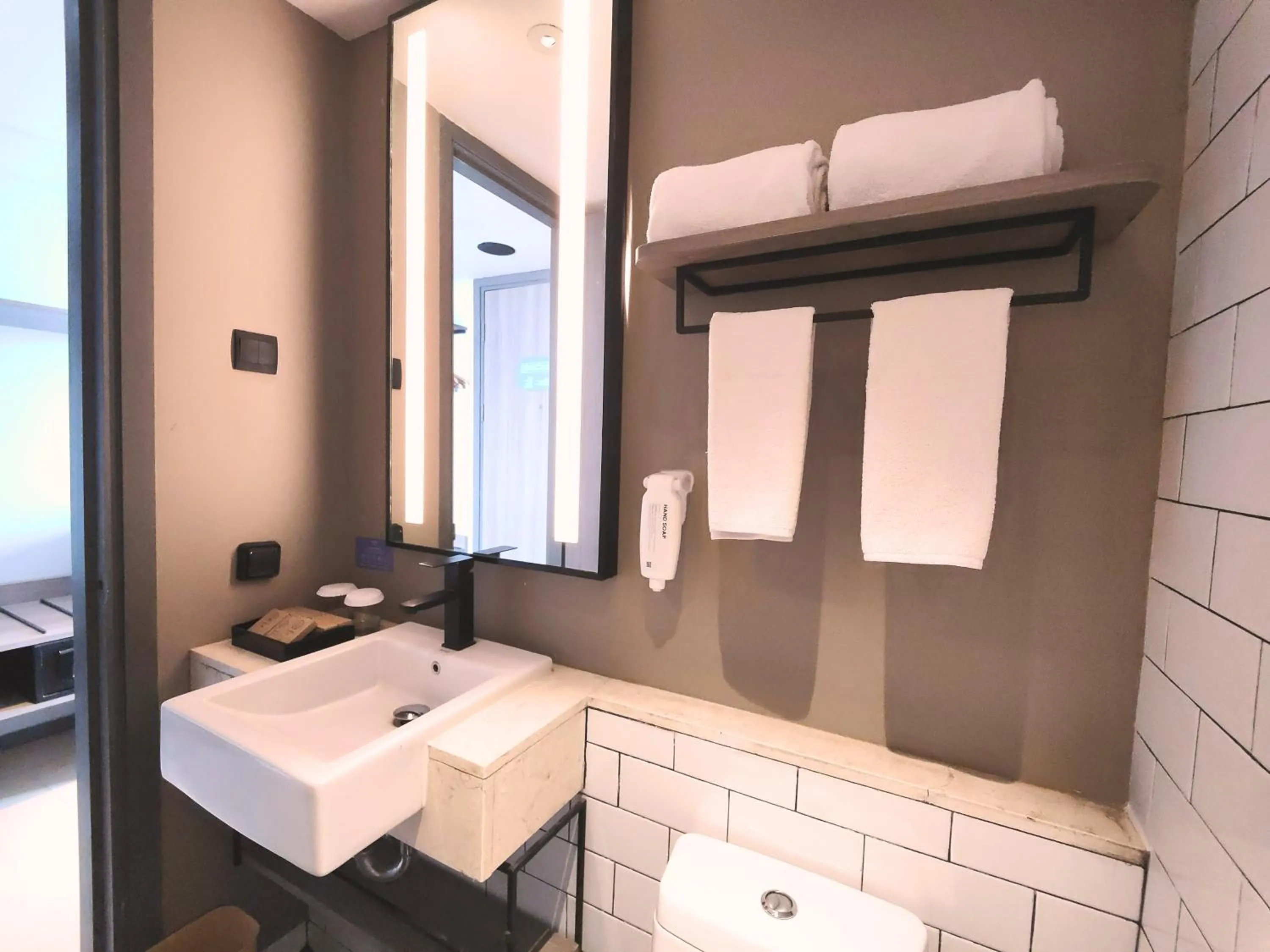 Bathroom in Citadines Connect Airport Jakarta Hotel