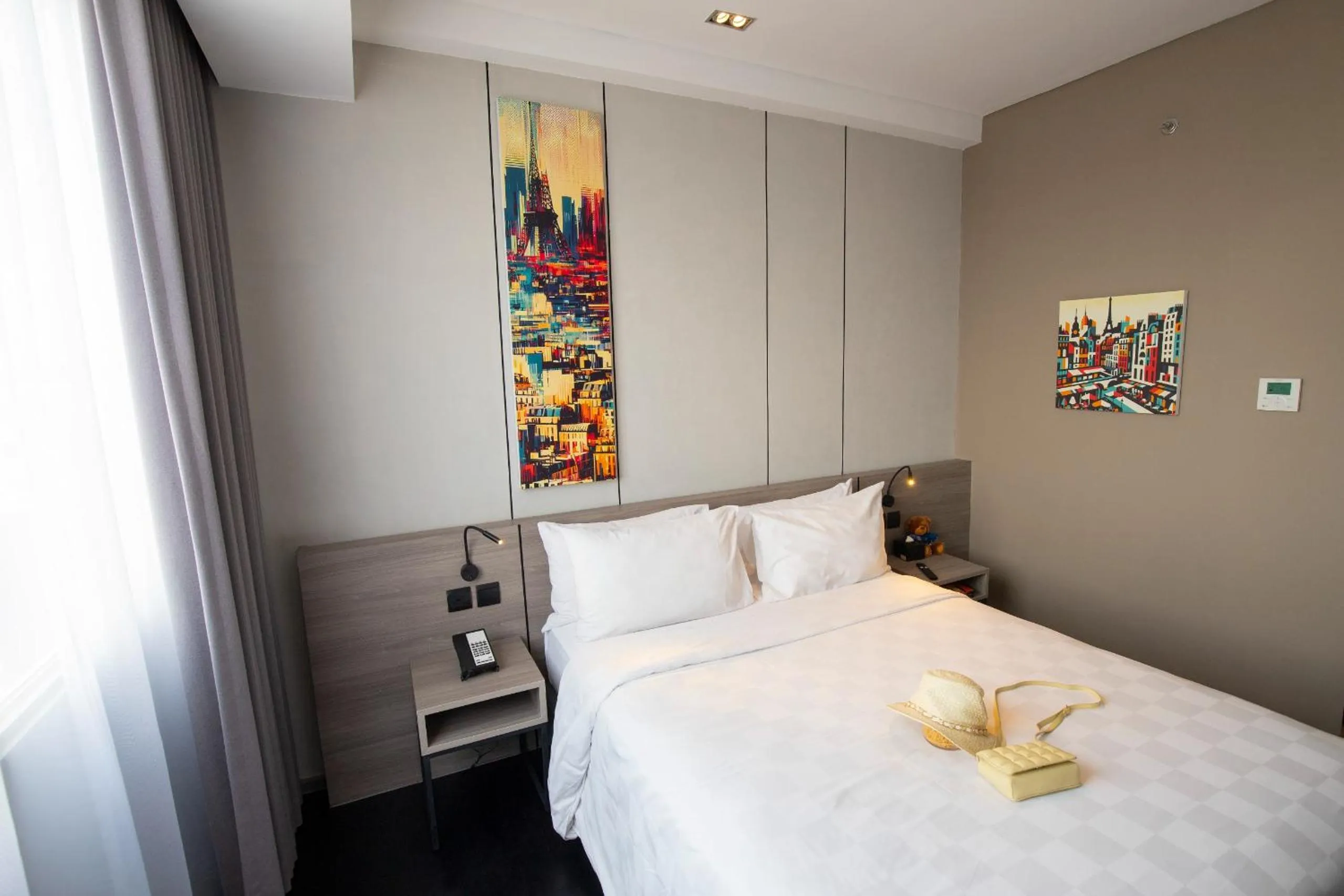 Bedroom, Bed in Citadines Connect Airport Jakarta Hotel