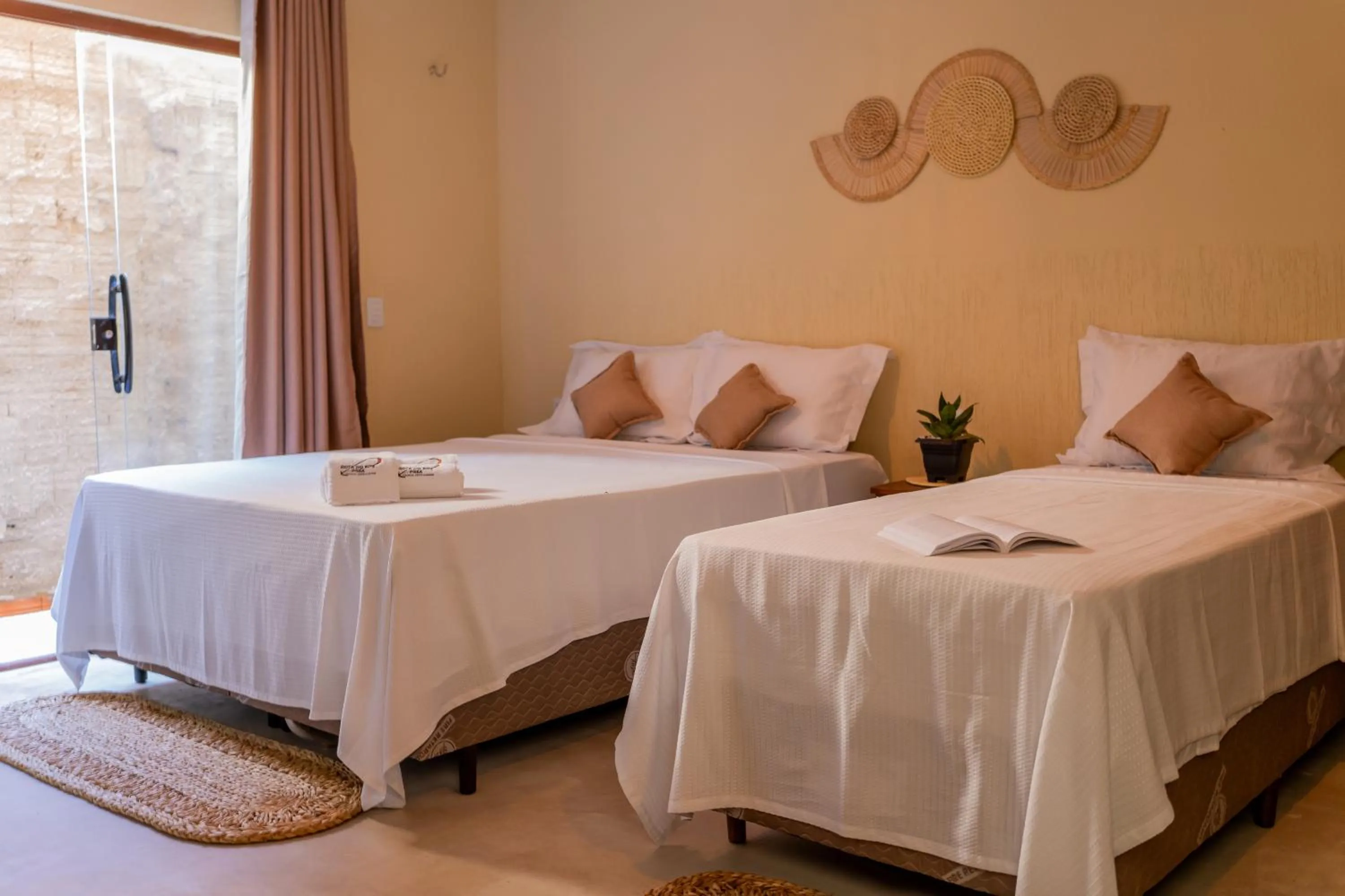 Bed in Pousada Rota do Kite Preá