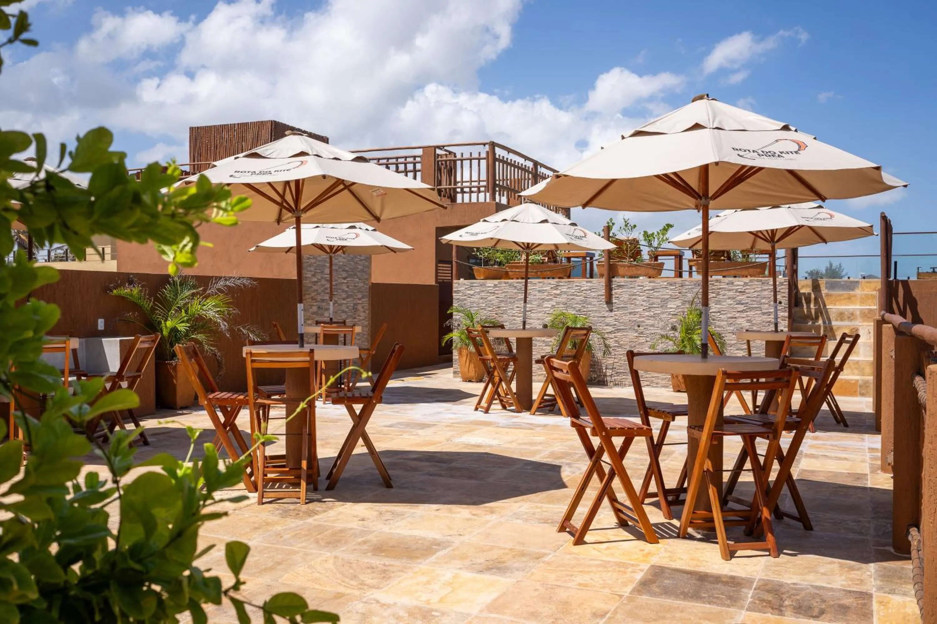 Balcony/Terrace in Pousada Rota do Kite Preá