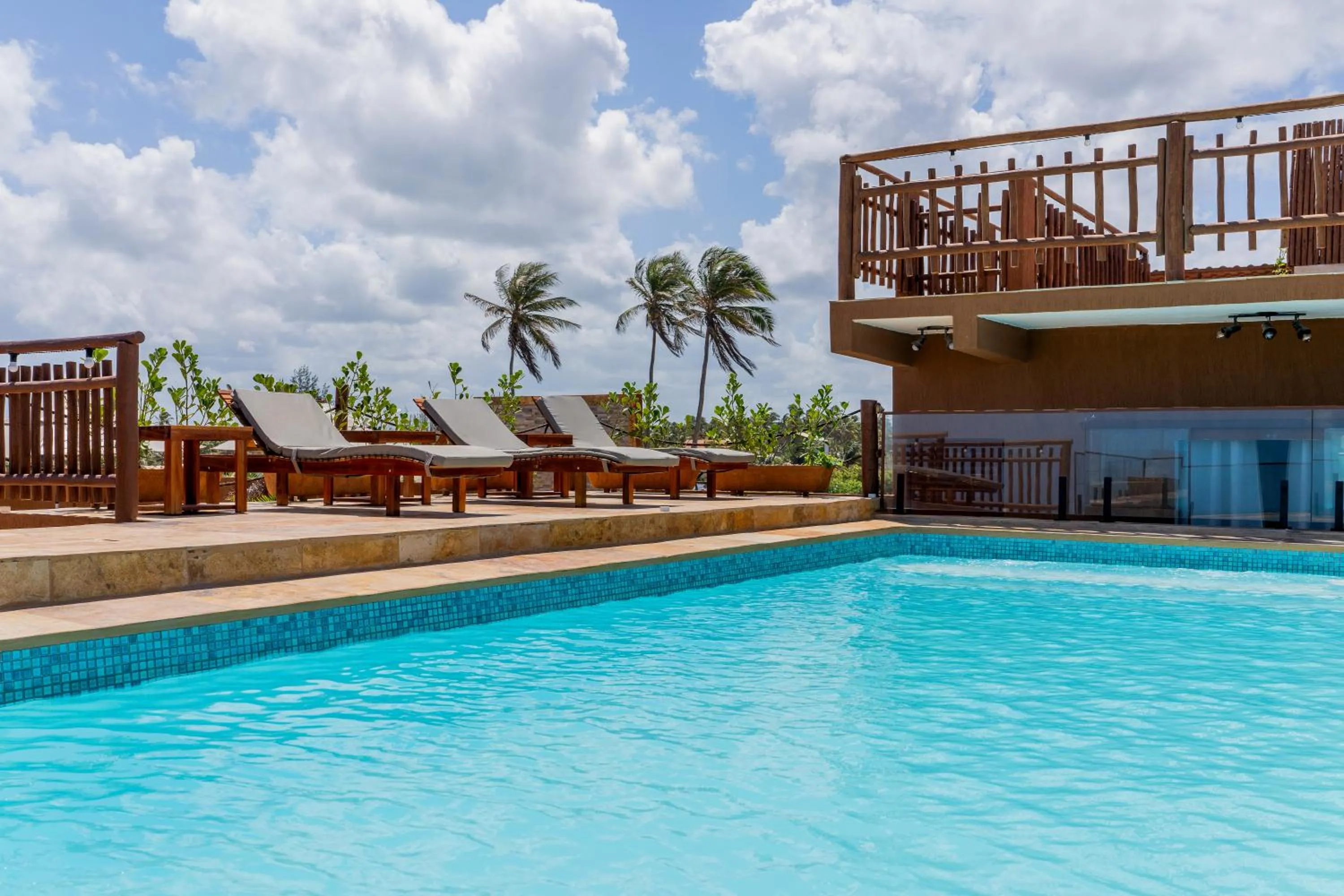 Swimming pool in Pousada Rota do Kite Preá
