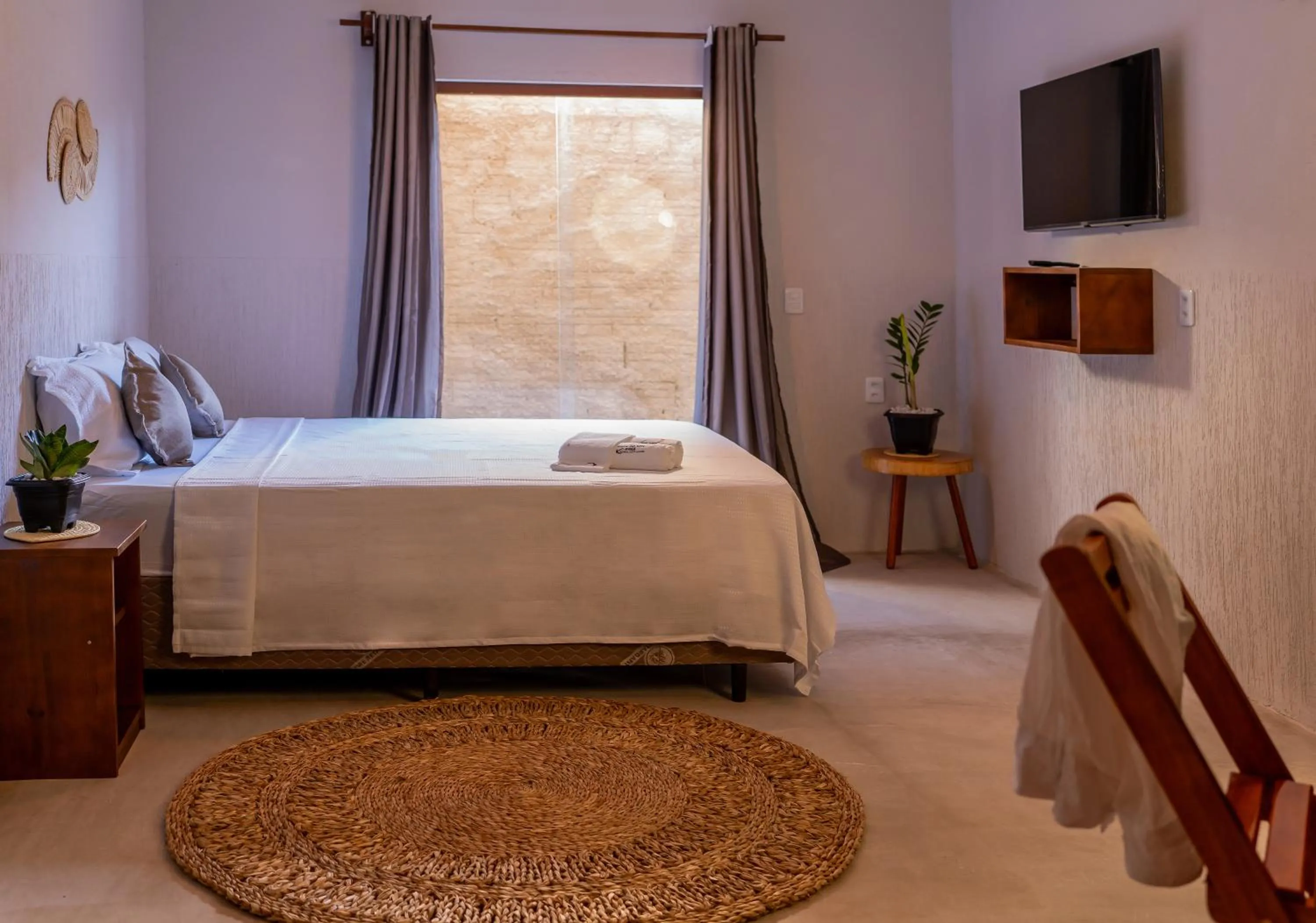 Bed in Pousada Rota do Kite Preá