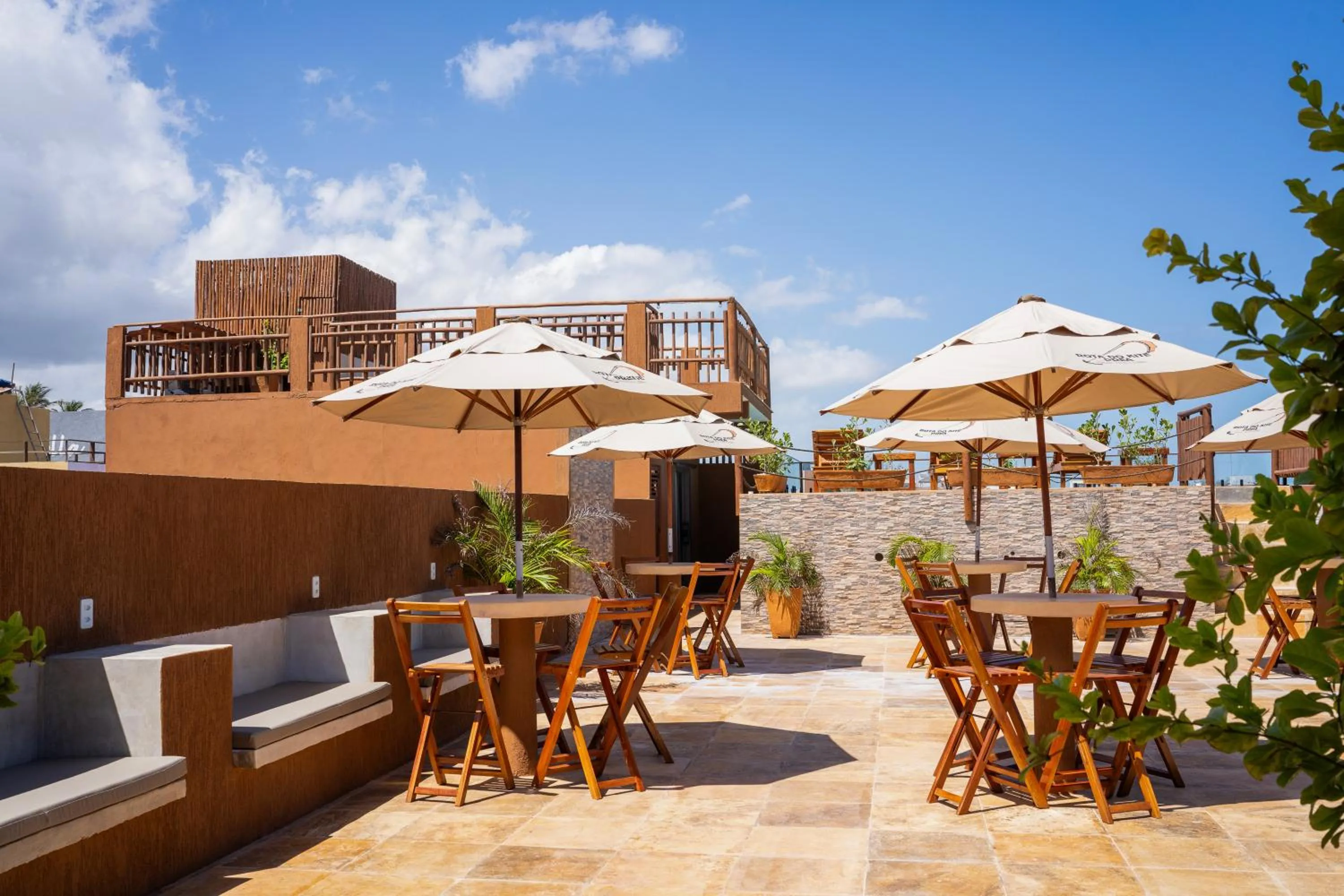Balcony/Terrace in Pousada Rota do Kite Preá