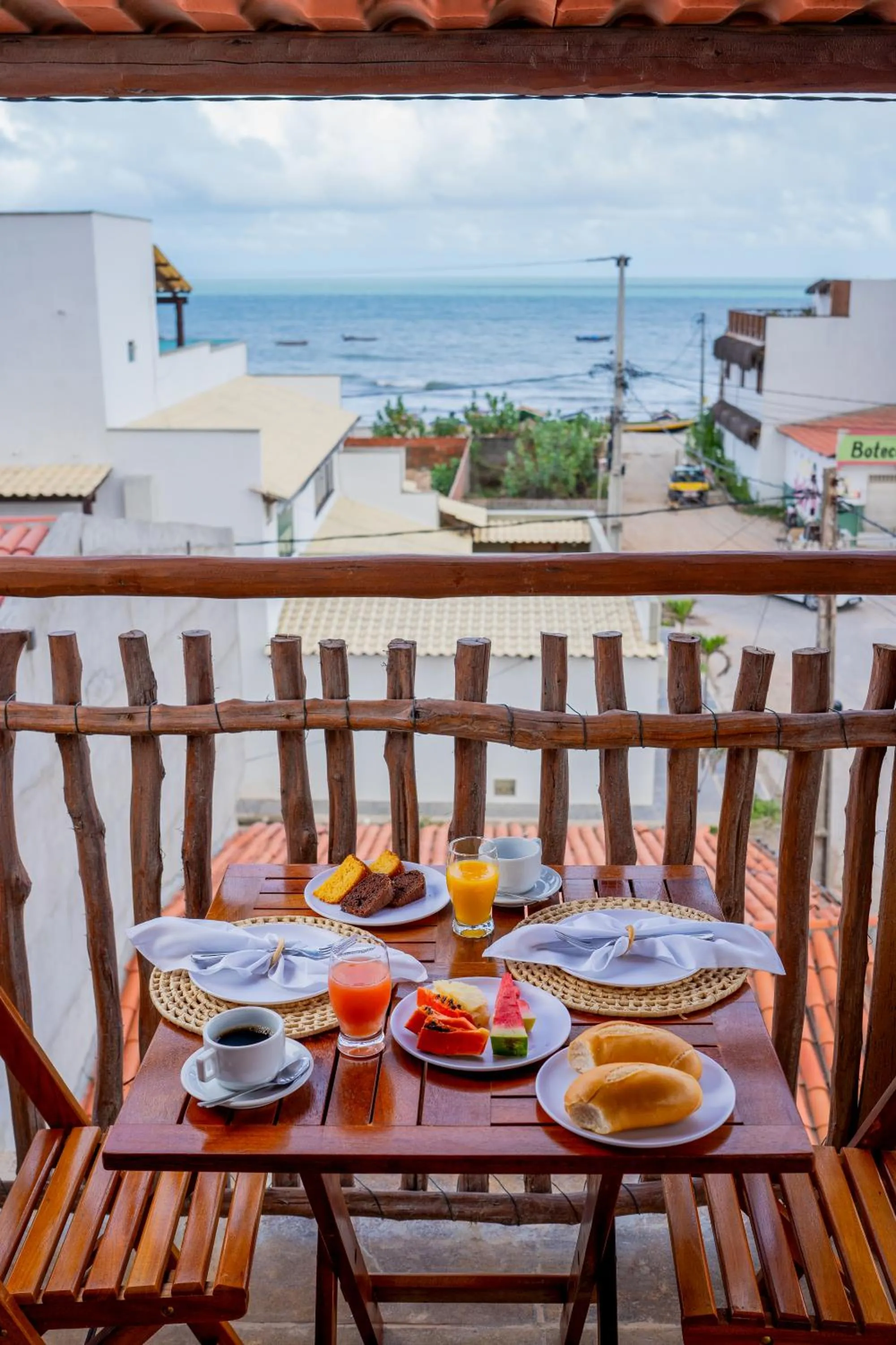 Balcony/Terrace in Pousada Rota do Kite Preá