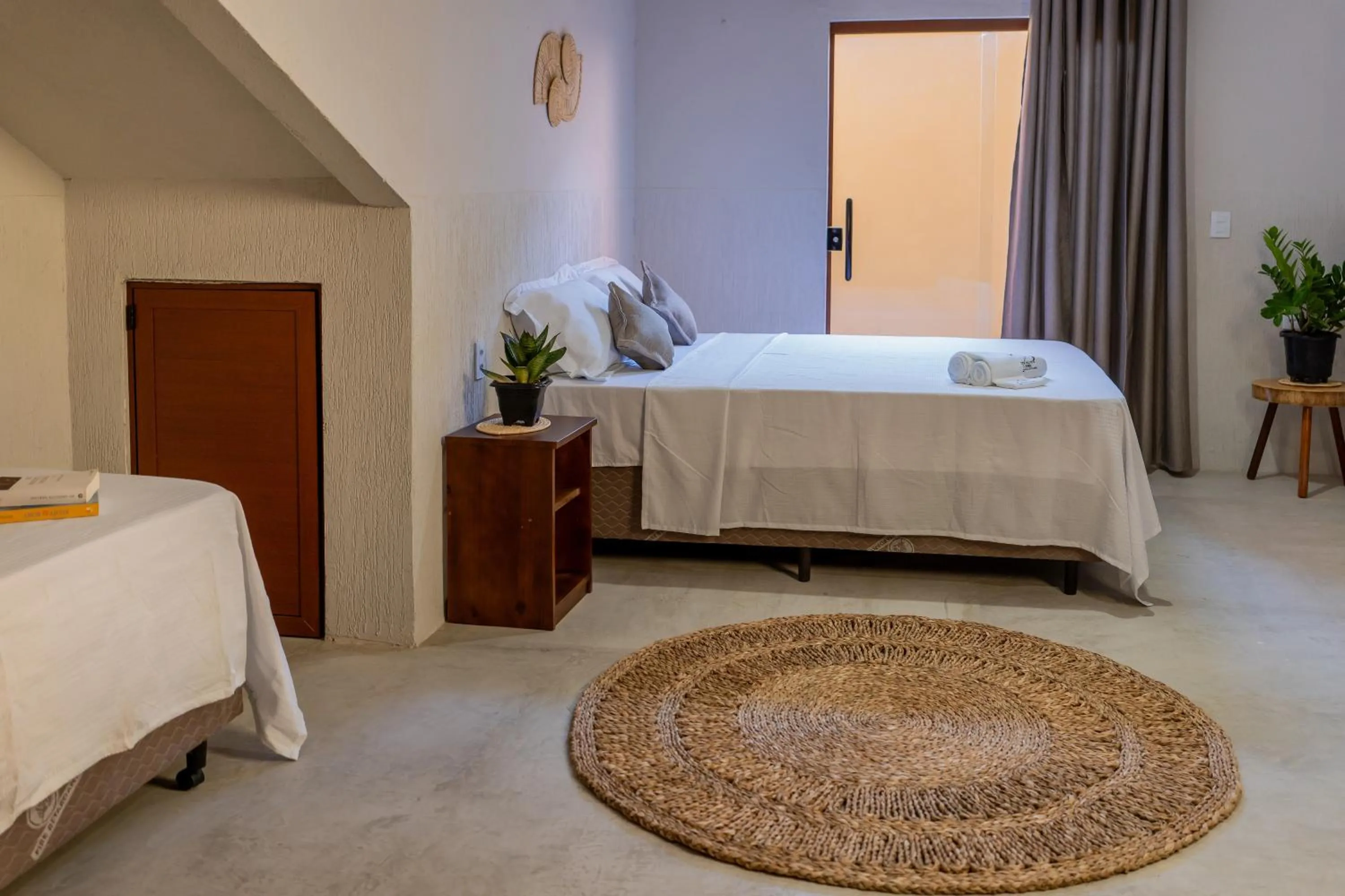 Bed in Pousada Rota do Kite Preá