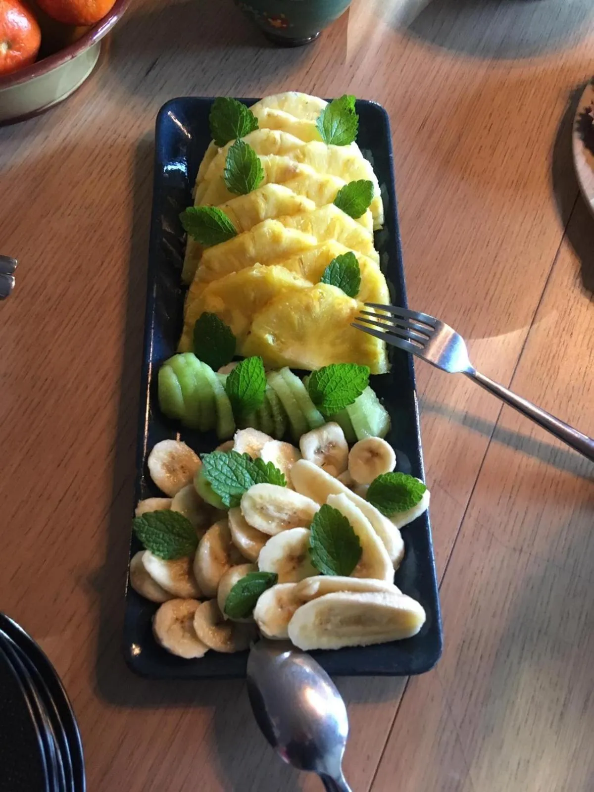 Buffet breakfast in Chalet Christine