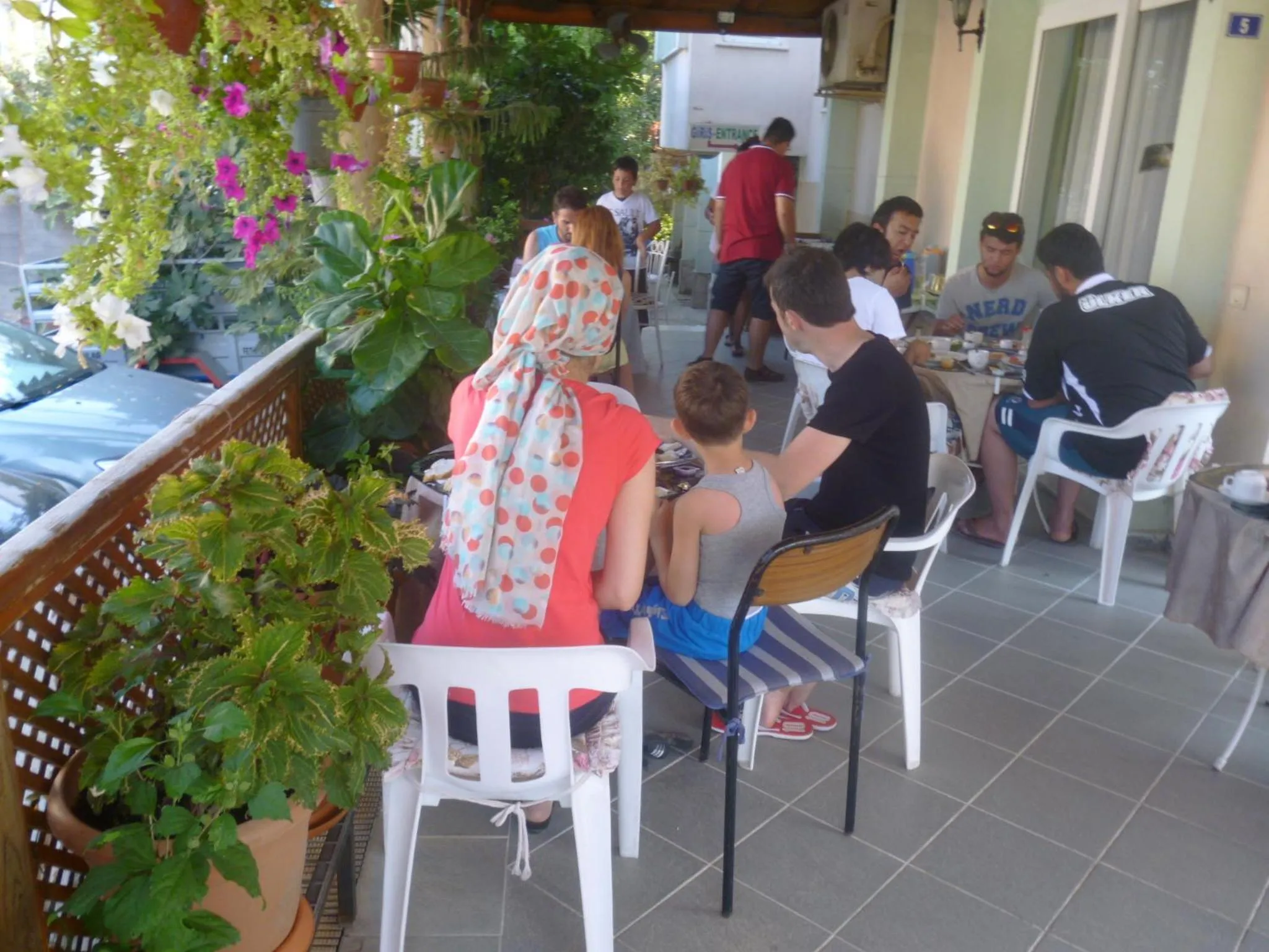 Balcony/Terrace in Cicek Hotel & Apartments