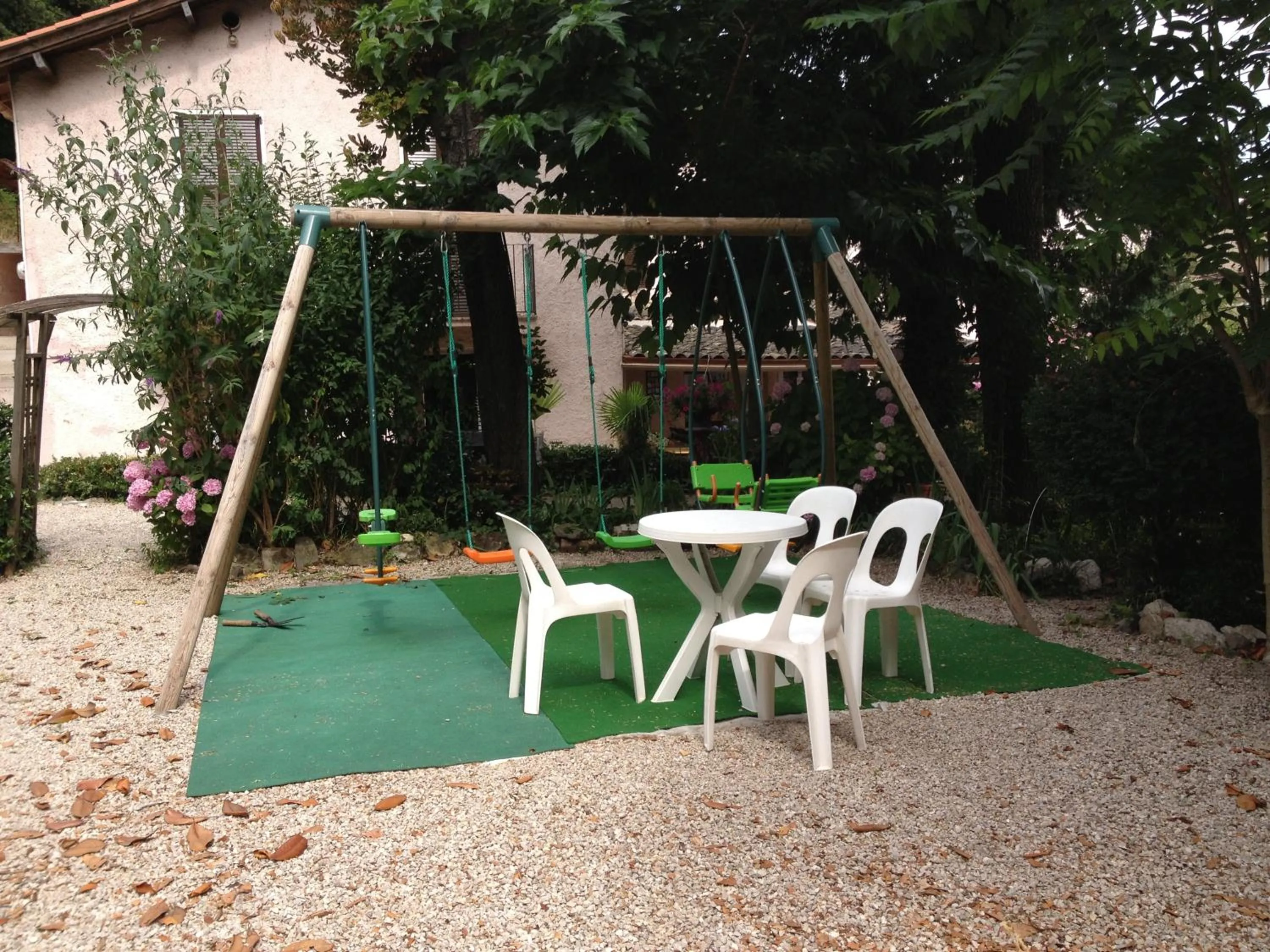 Children play ground in Hostellerie du loup