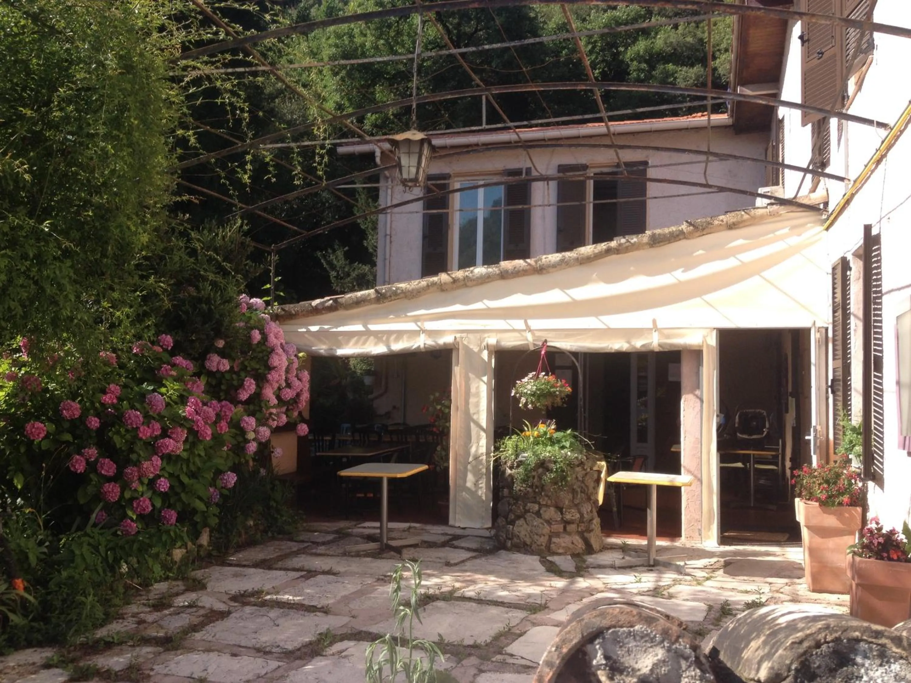 Balcony/Terrace in Hostellerie du loup