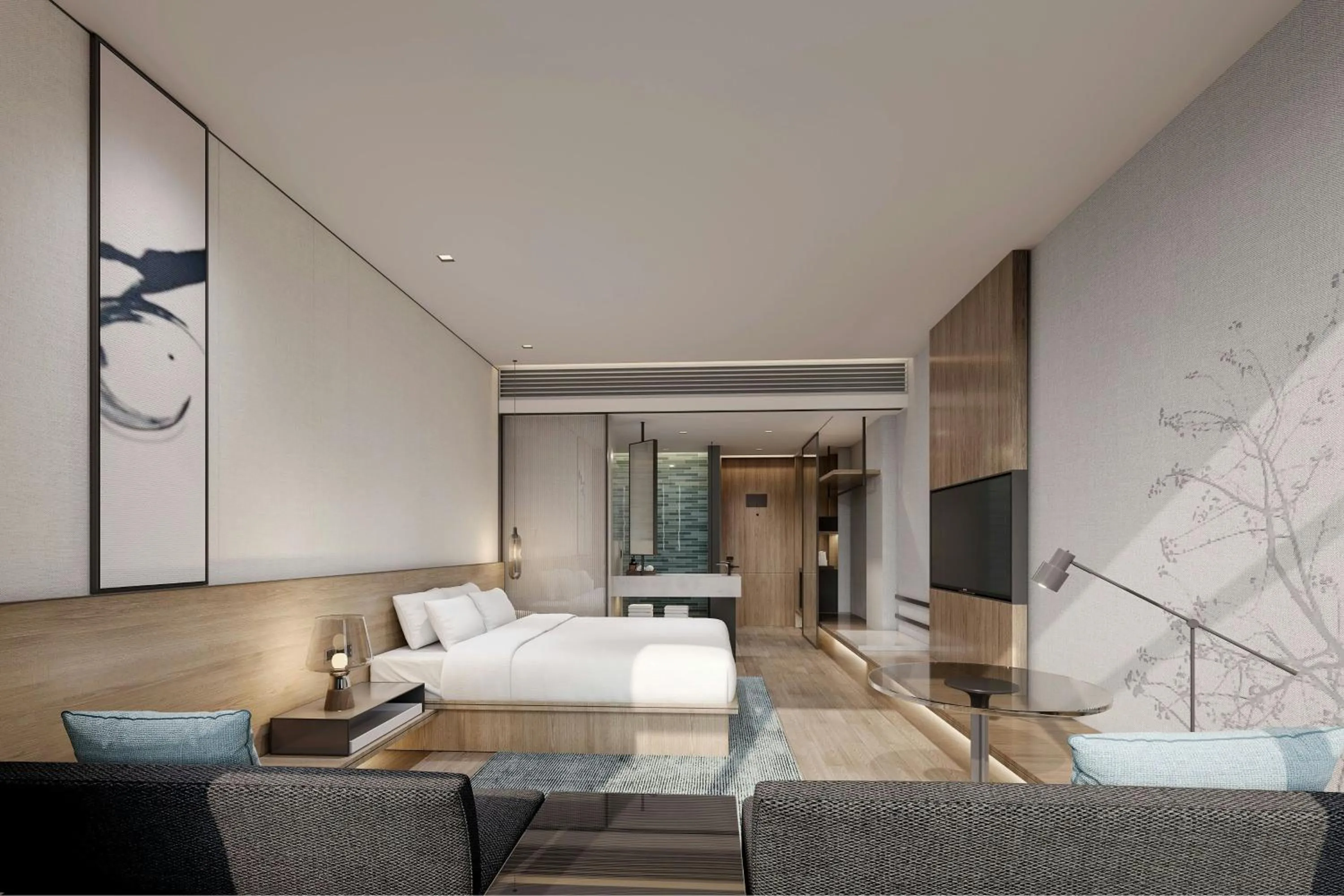 Twin Room with Mountain View in Fairfield by Marriott Bijie