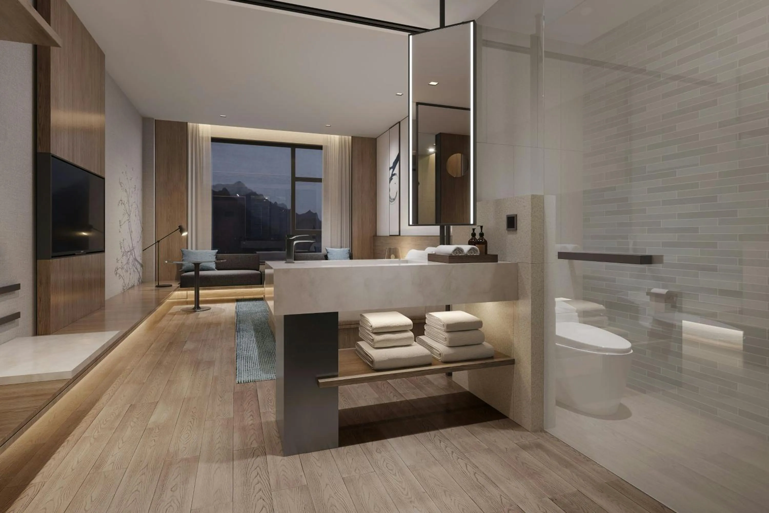 King Room with Mountain View in Fairfield by Marriott Bijie