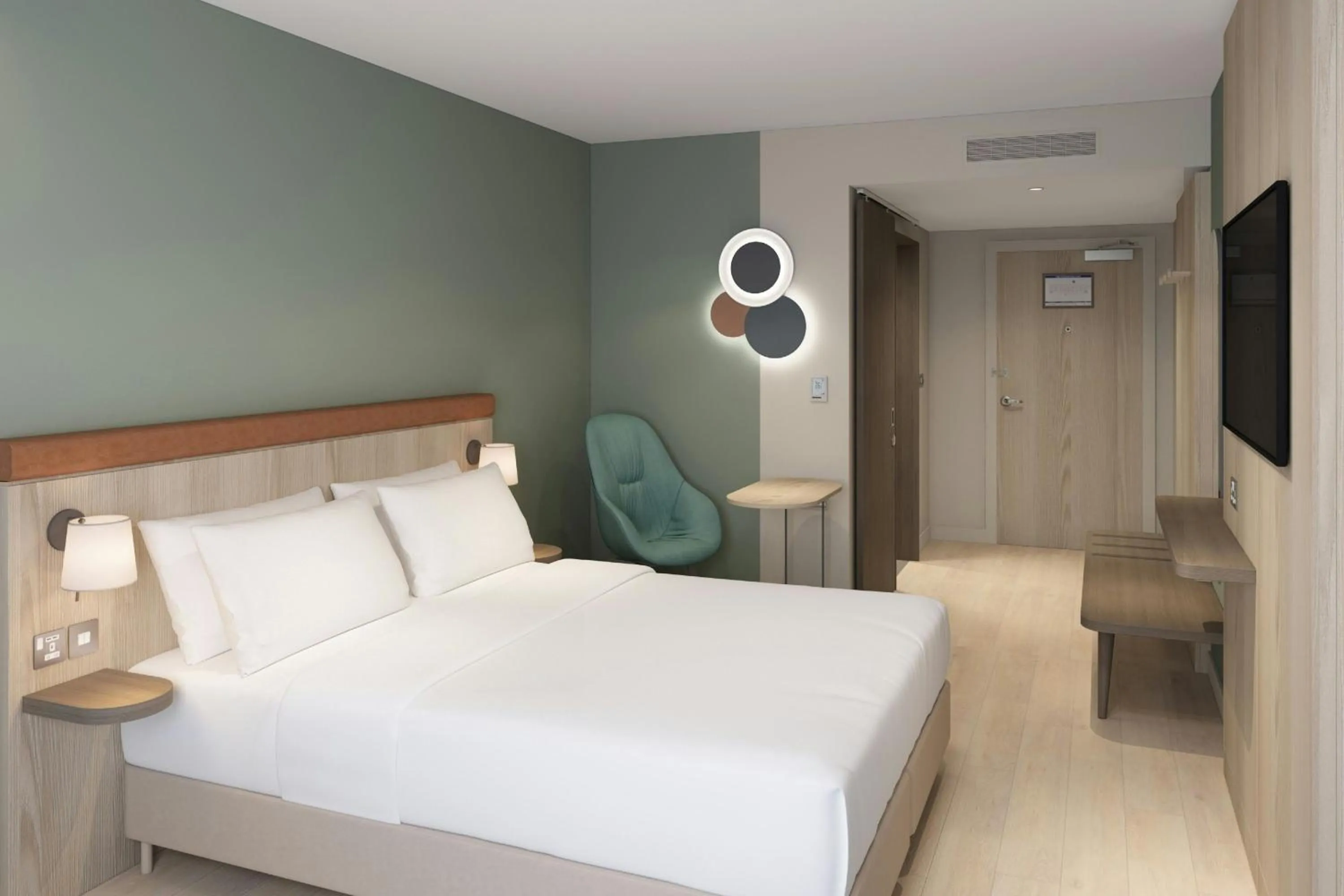 Photo of the whole room, Bed in Fairfield by Marriott Copenhagen Nordhavn