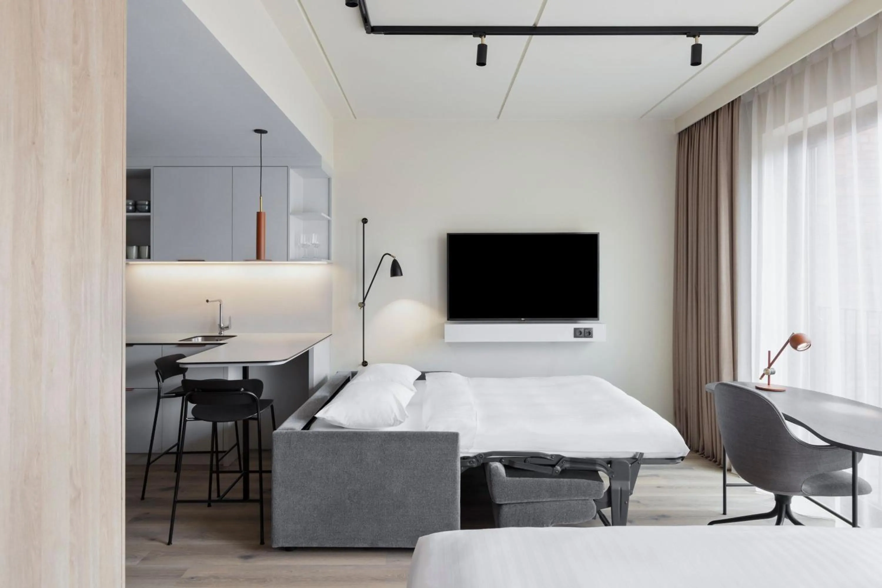 Photo of the whole room, Bed in Residence Inn by Marriott Copenhagen Nordhavn