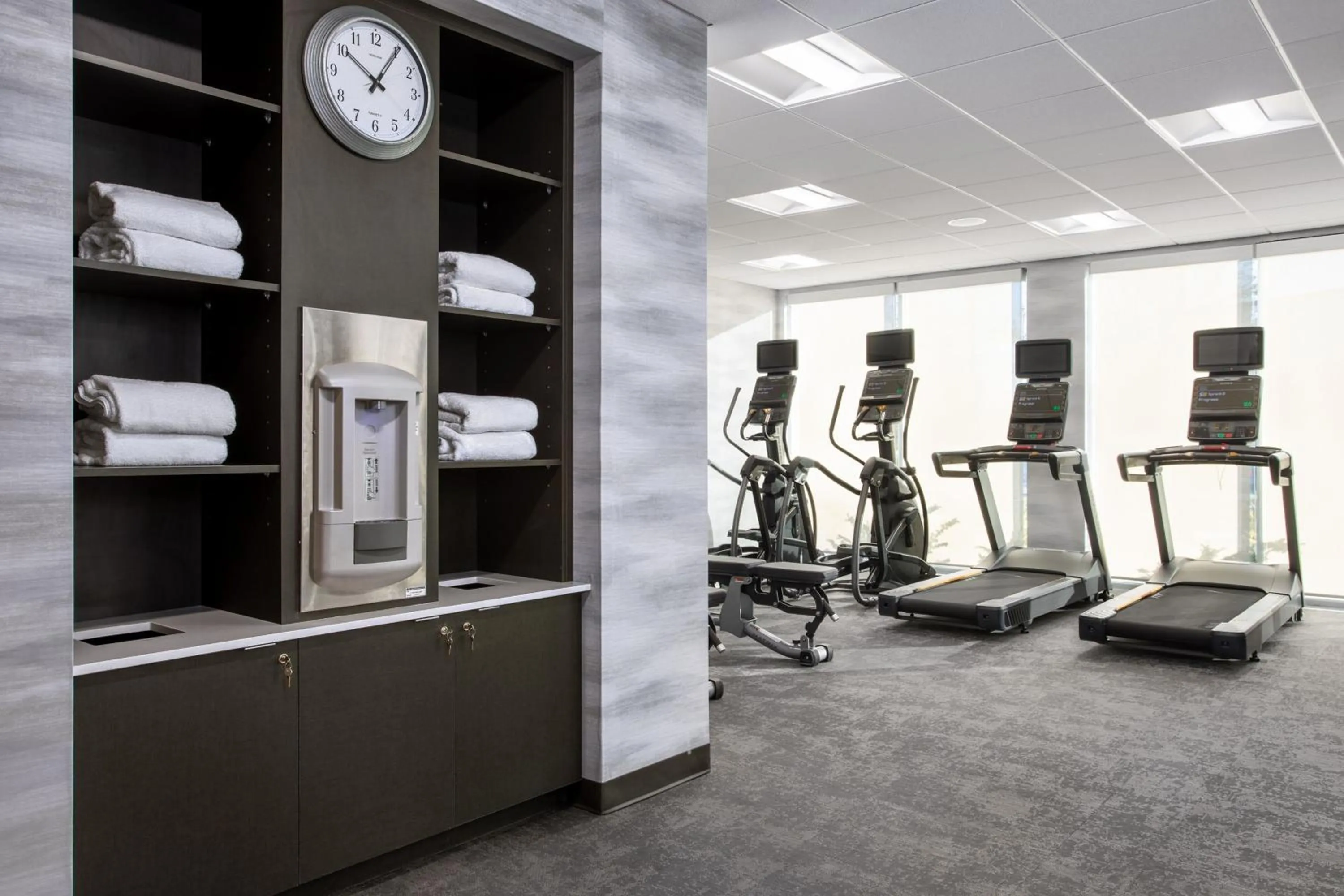 Fitness centre/facilities in Fairfield by Marriott Inn & Suites Indianapolis Plainfield