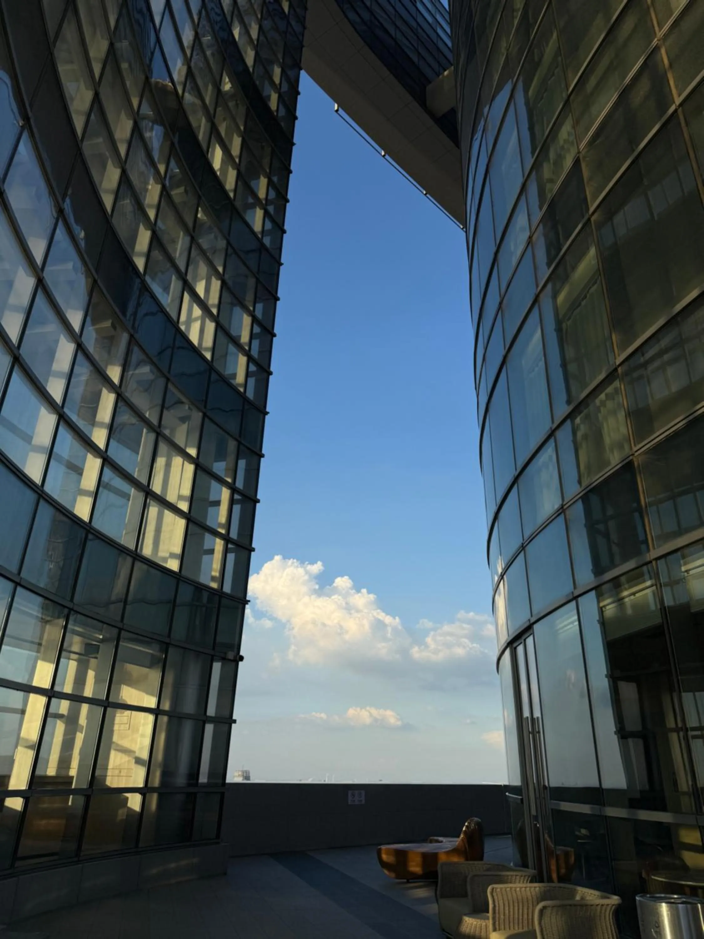 Balcony/Terrace in Wuhan Marriott Hotel Wuchang
