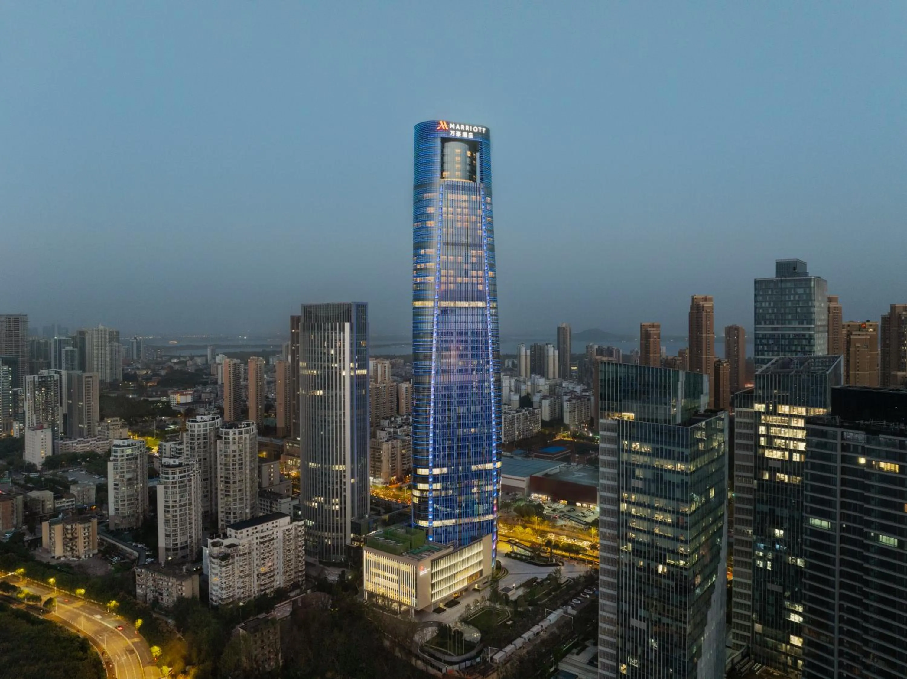 Property building in Wuhan Marriott Hotel Wuchang