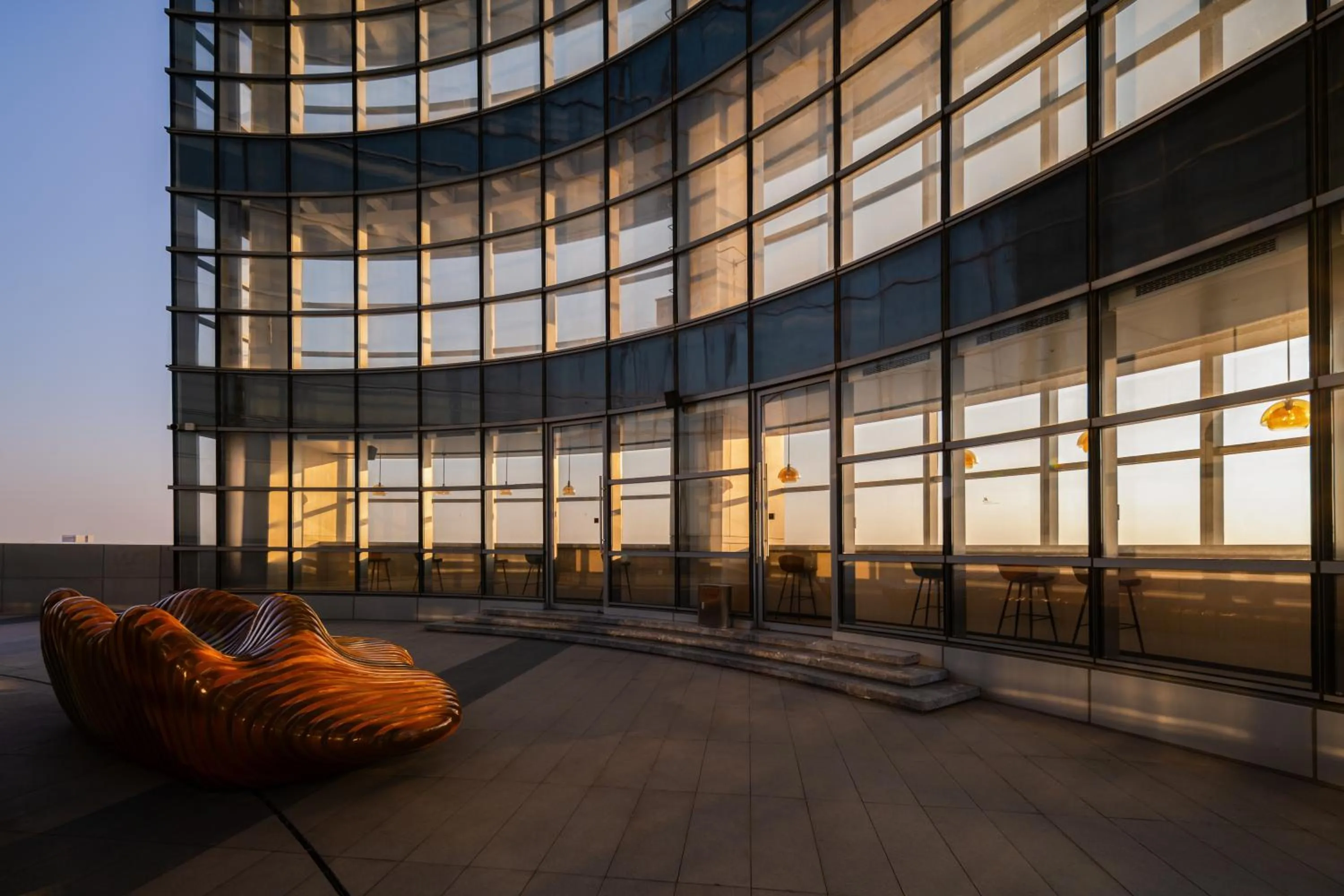 Night in Wuhan Marriott Hotel Wuchang