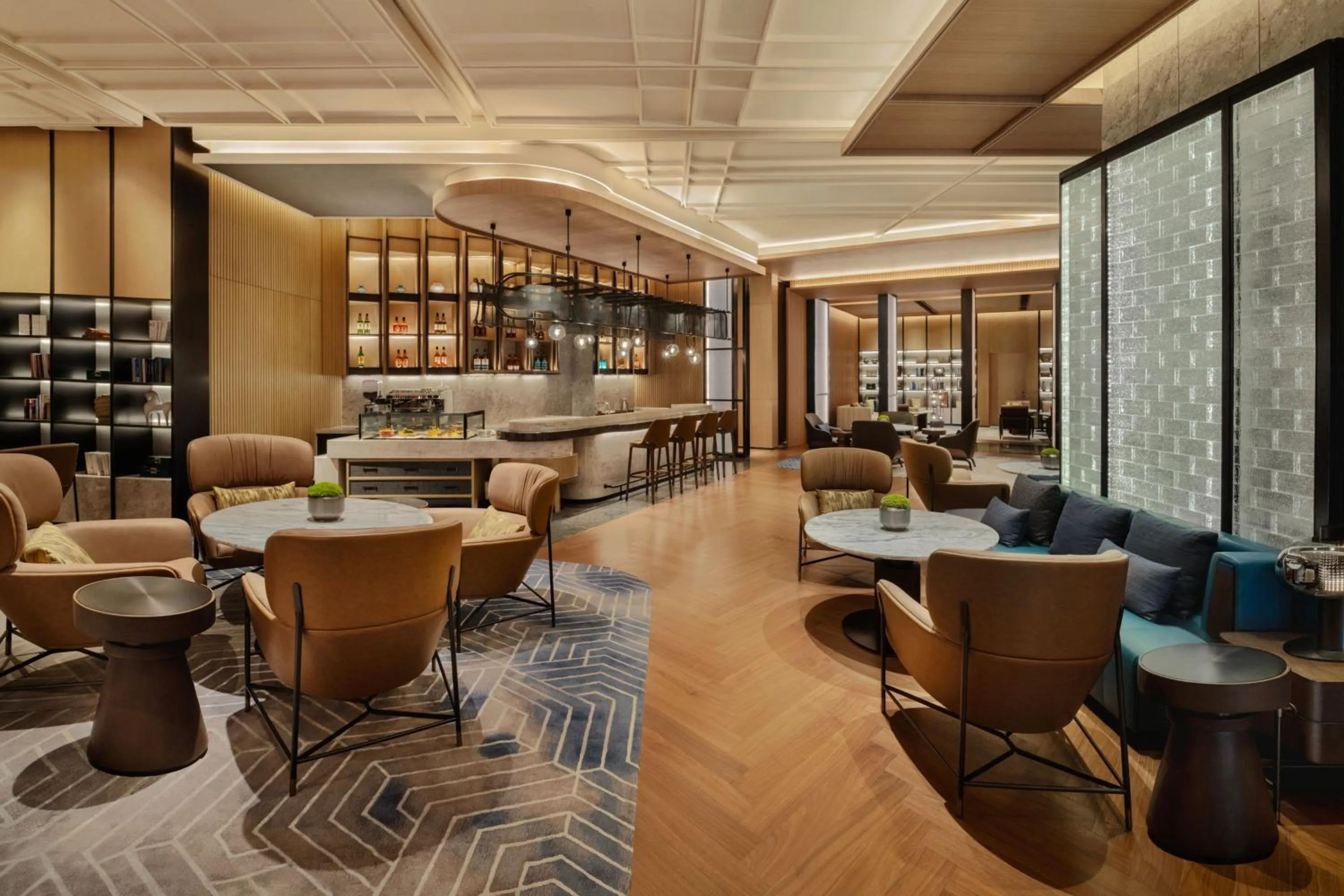 Lounge or bar in Wuhan Marriott Hotel Wuchang
