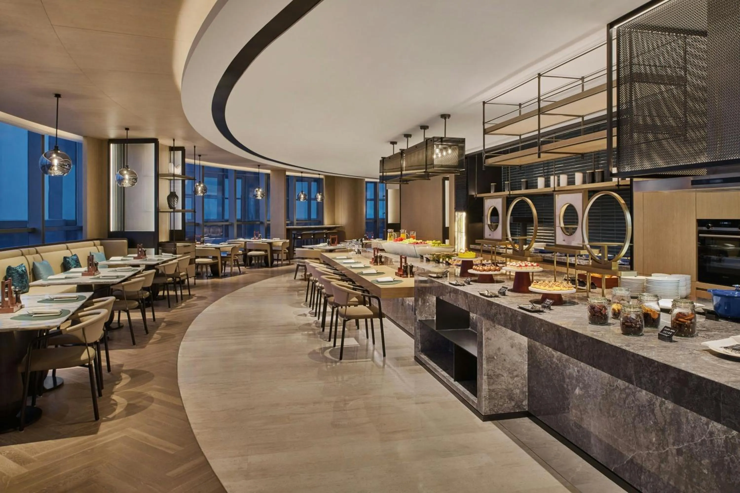 Lounge or bar in Wuhan Marriott Hotel Wuchang