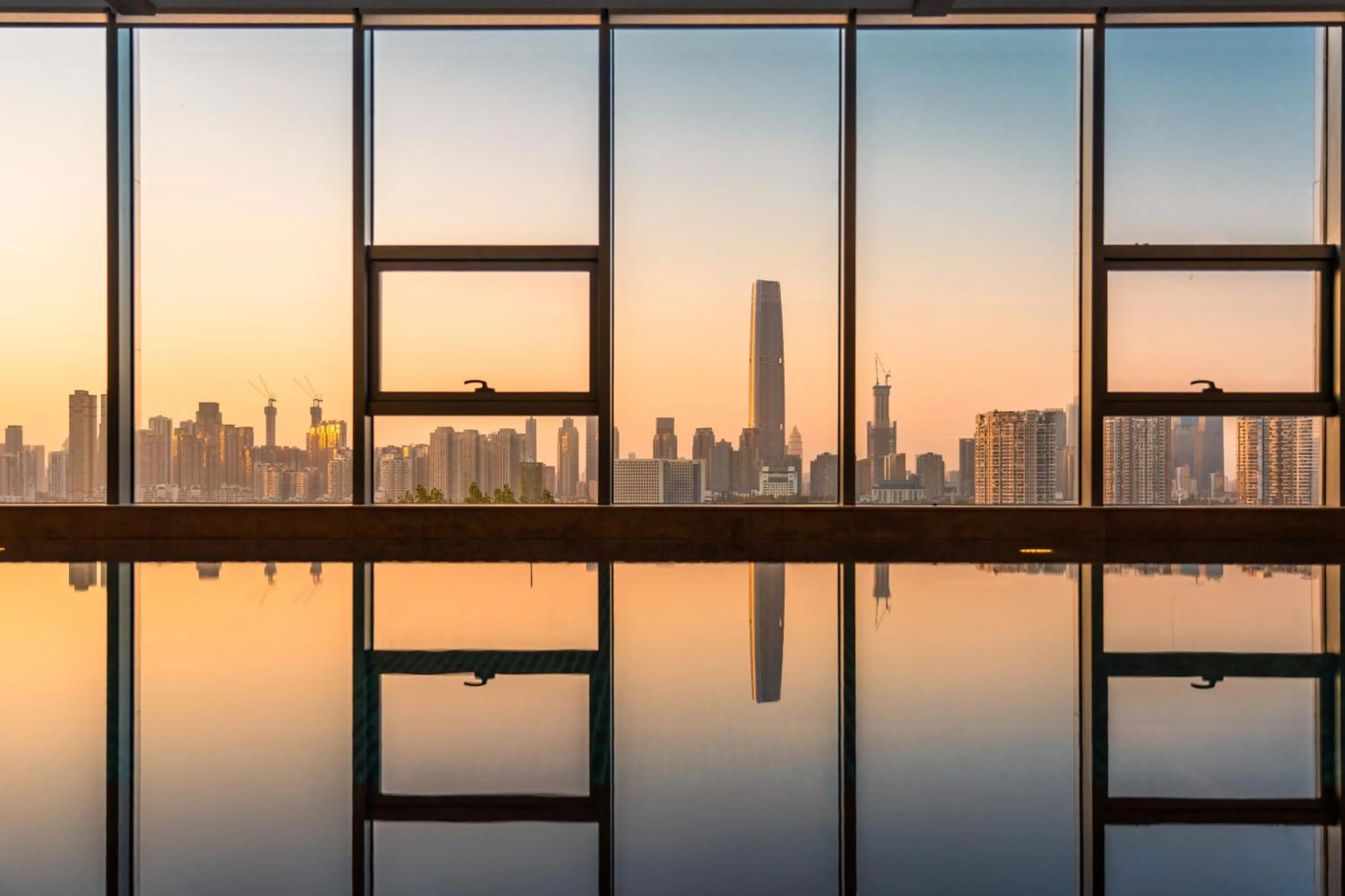 Swimming pool in Wuhan Marriott Hotel Wuchang