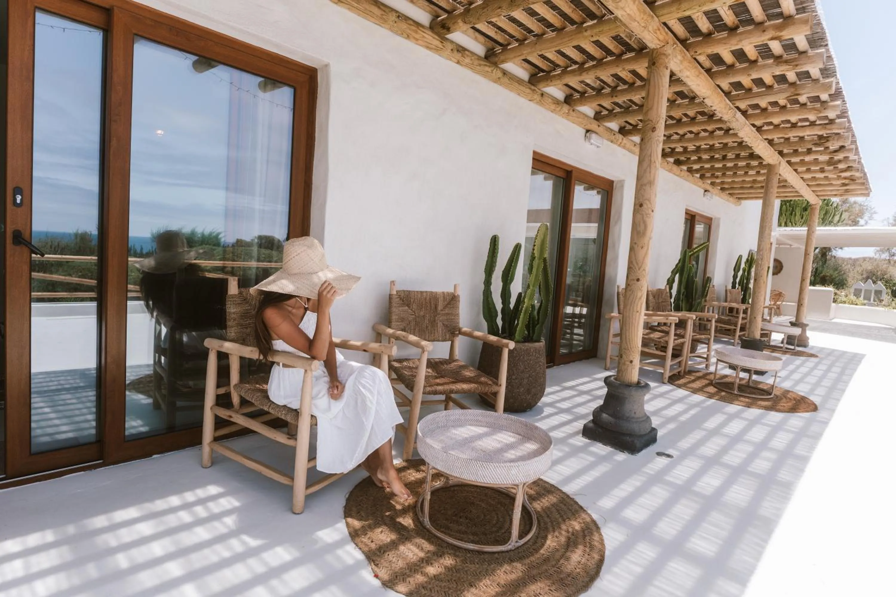 Balcony/Terrace in Boutique Eco Hotel Costa Mágica