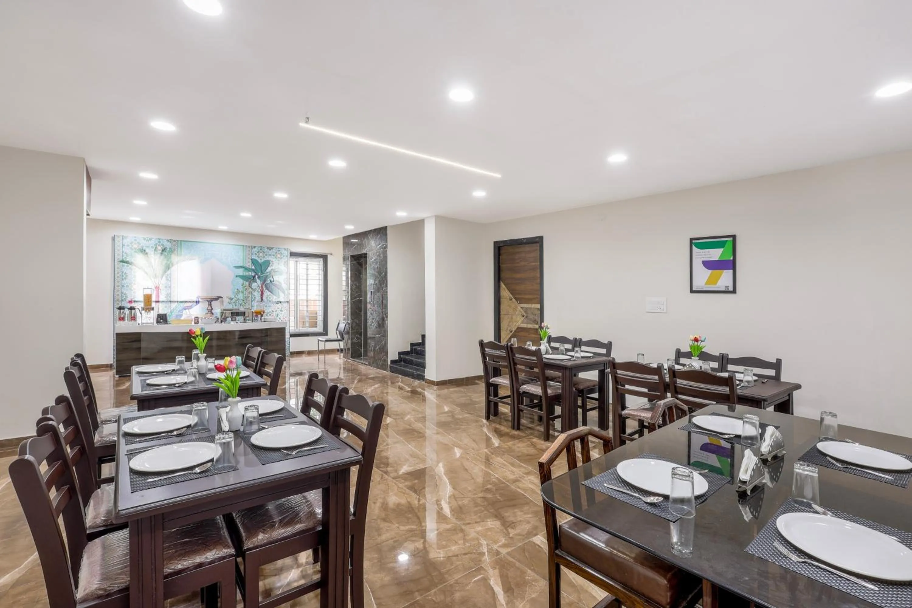 Dining area in Treebo Iraa, 5 Minutes From Railway Station