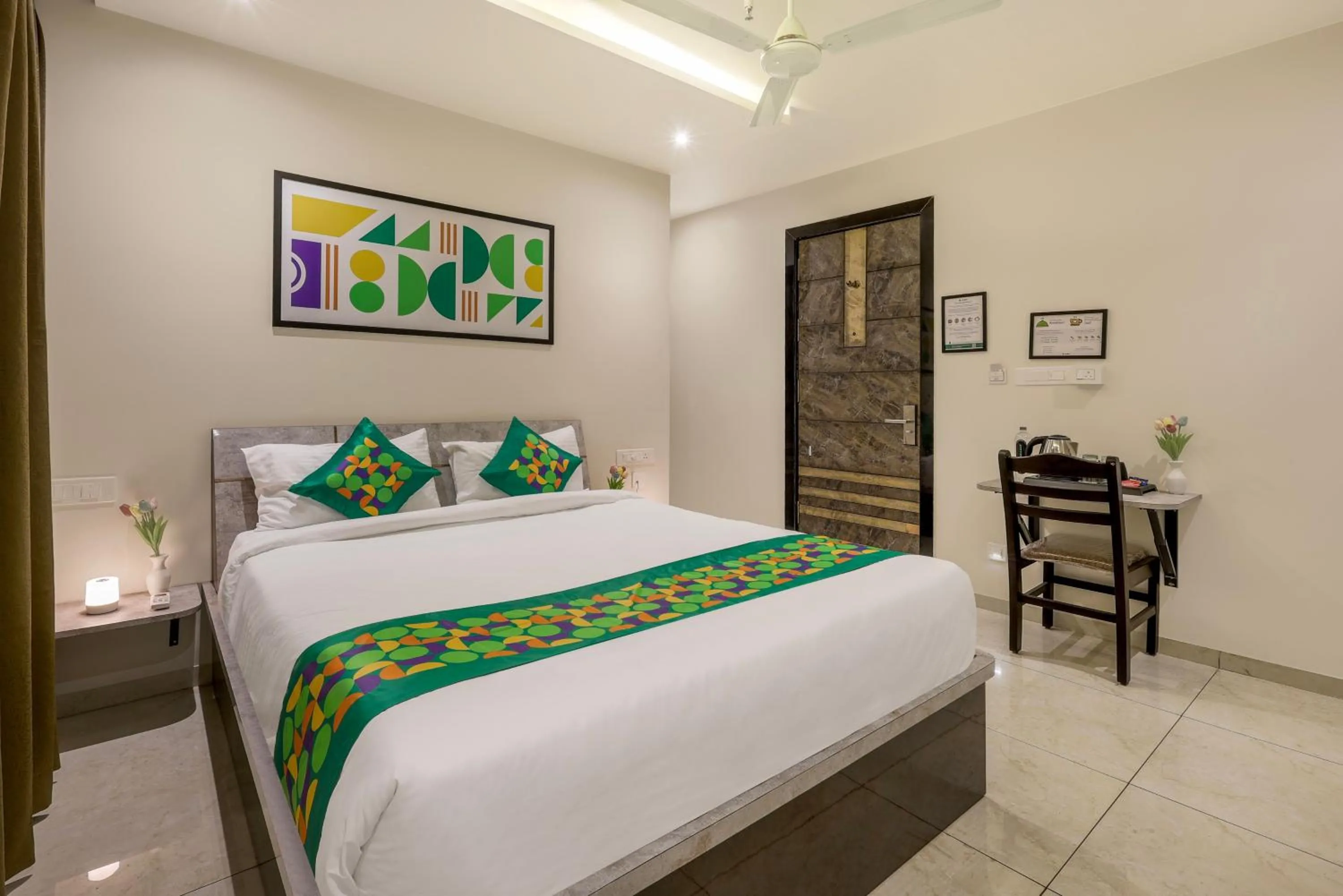 Bedroom, Bed in Treebo Iraa, 5 Minutes From Railway Station