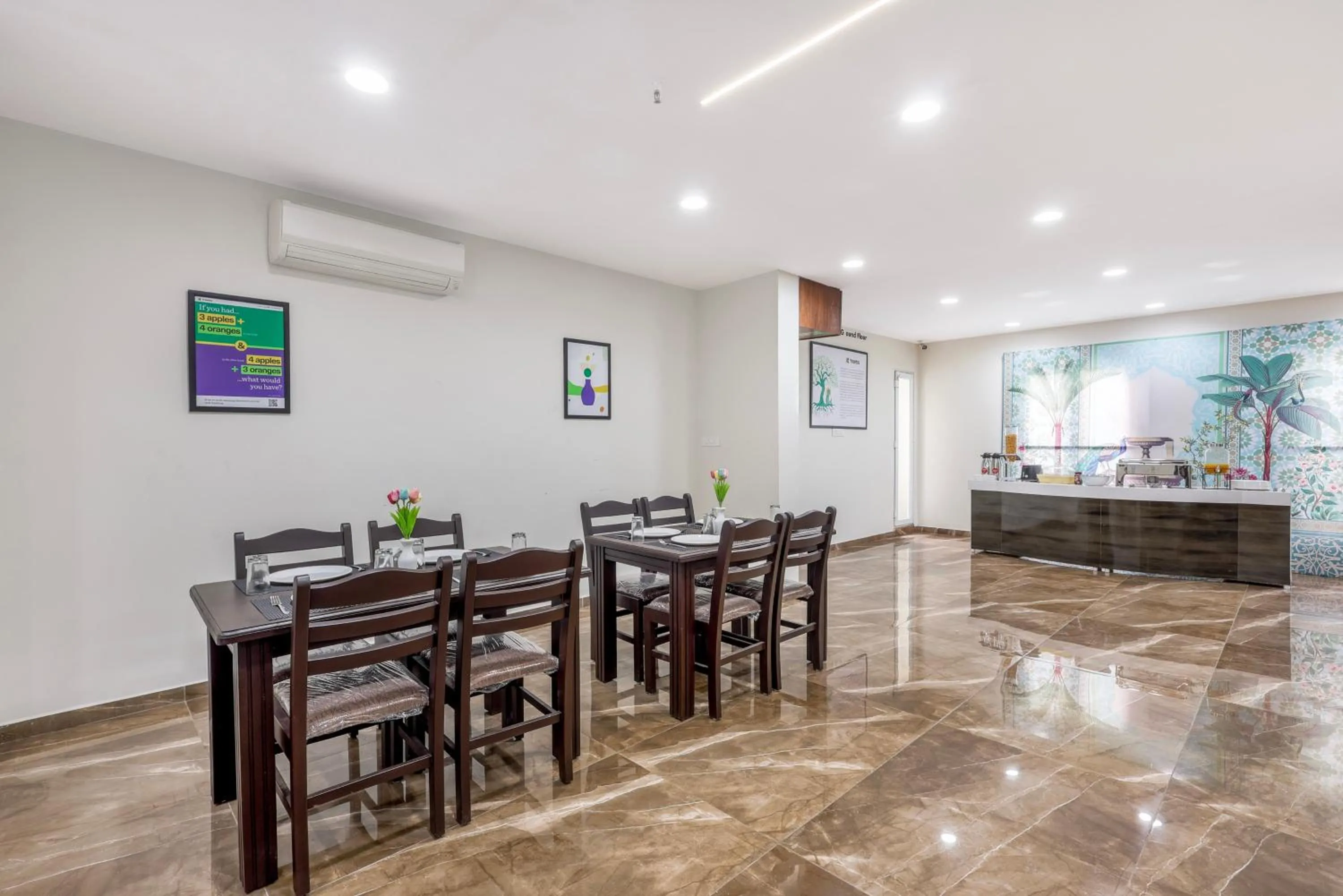 Dining area in Treebo Iraa, 5 Minutes From Railway Station