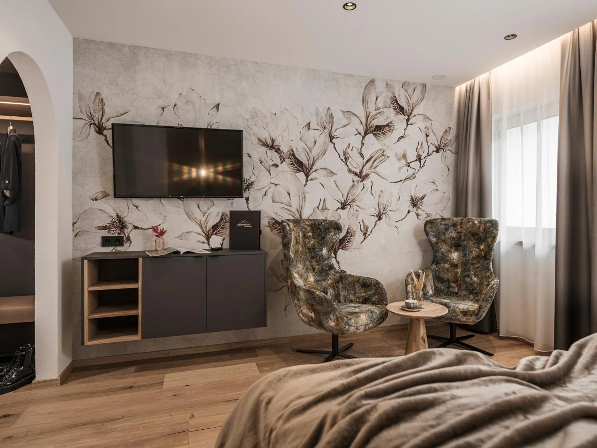 Photo of the whole room, Bed in Hotel Pension Alpengruß