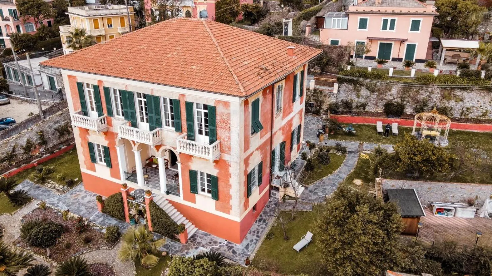 Bird's eye view in Villa Gelsomino Exclusive House Adult Only