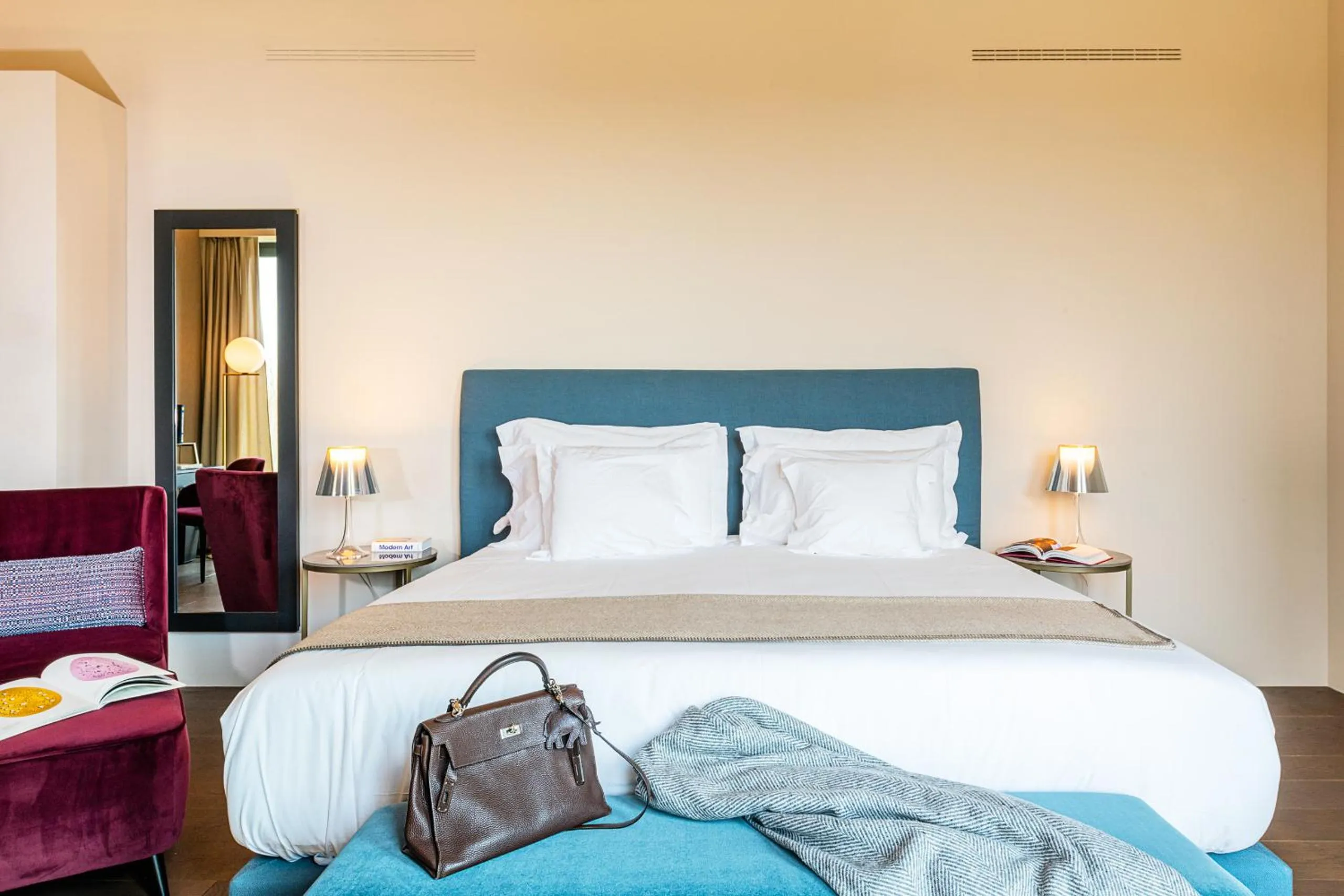 Bed in Le Cattedrali Relais by Laqua Collection