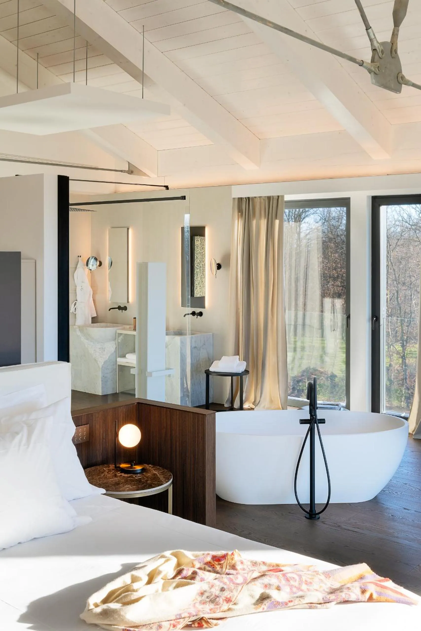 Bedroom, Bed in Le Cattedrali Relais by Laqua Collection