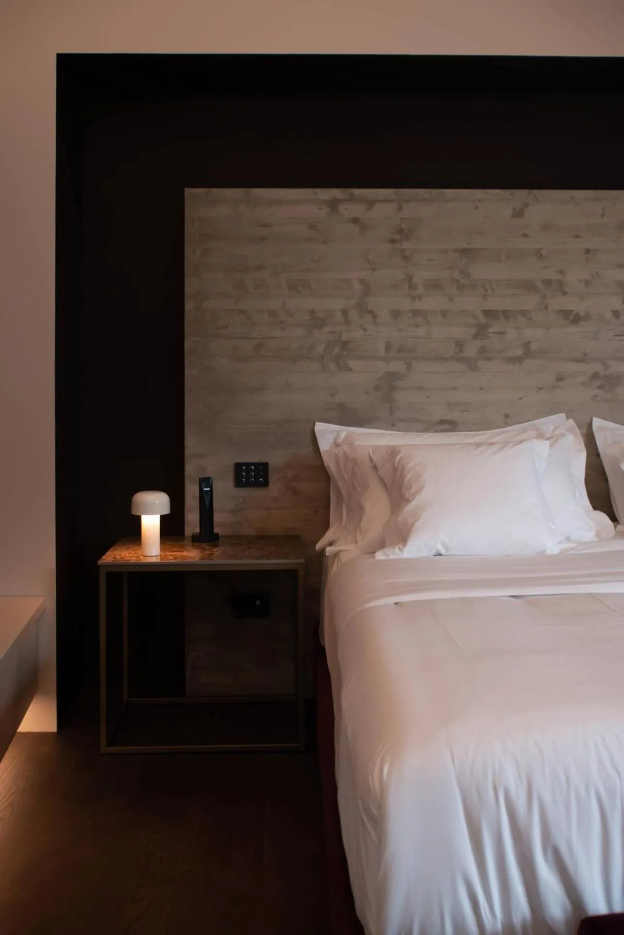 Bed in Le Cattedrali Relais by Laqua Collection