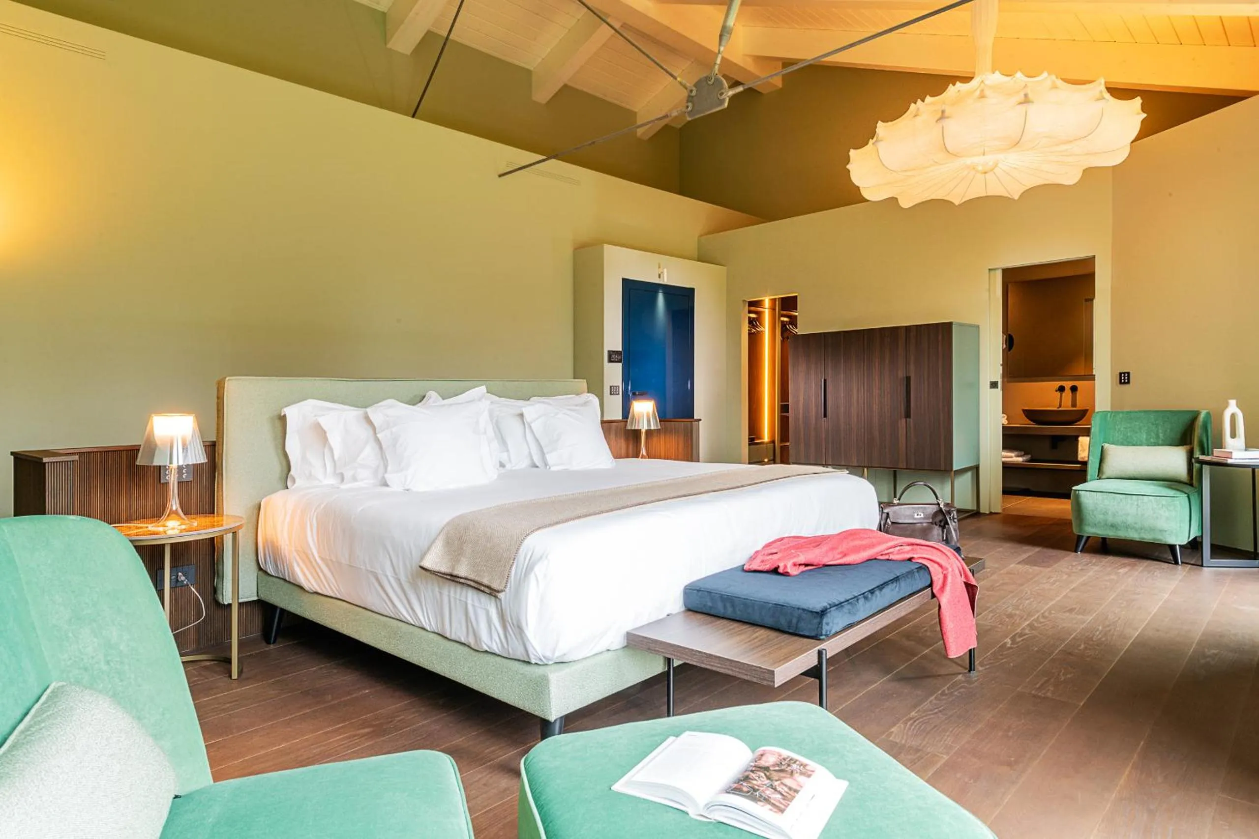 Bed in Le Cattedrali Relais by Laqua Collection