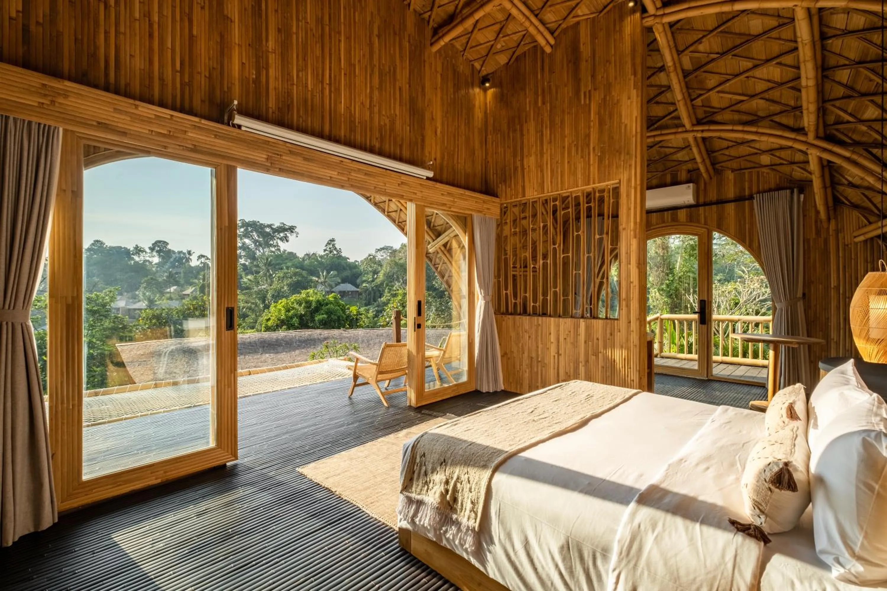 View (from property/room), Bed in Jungleight Bali