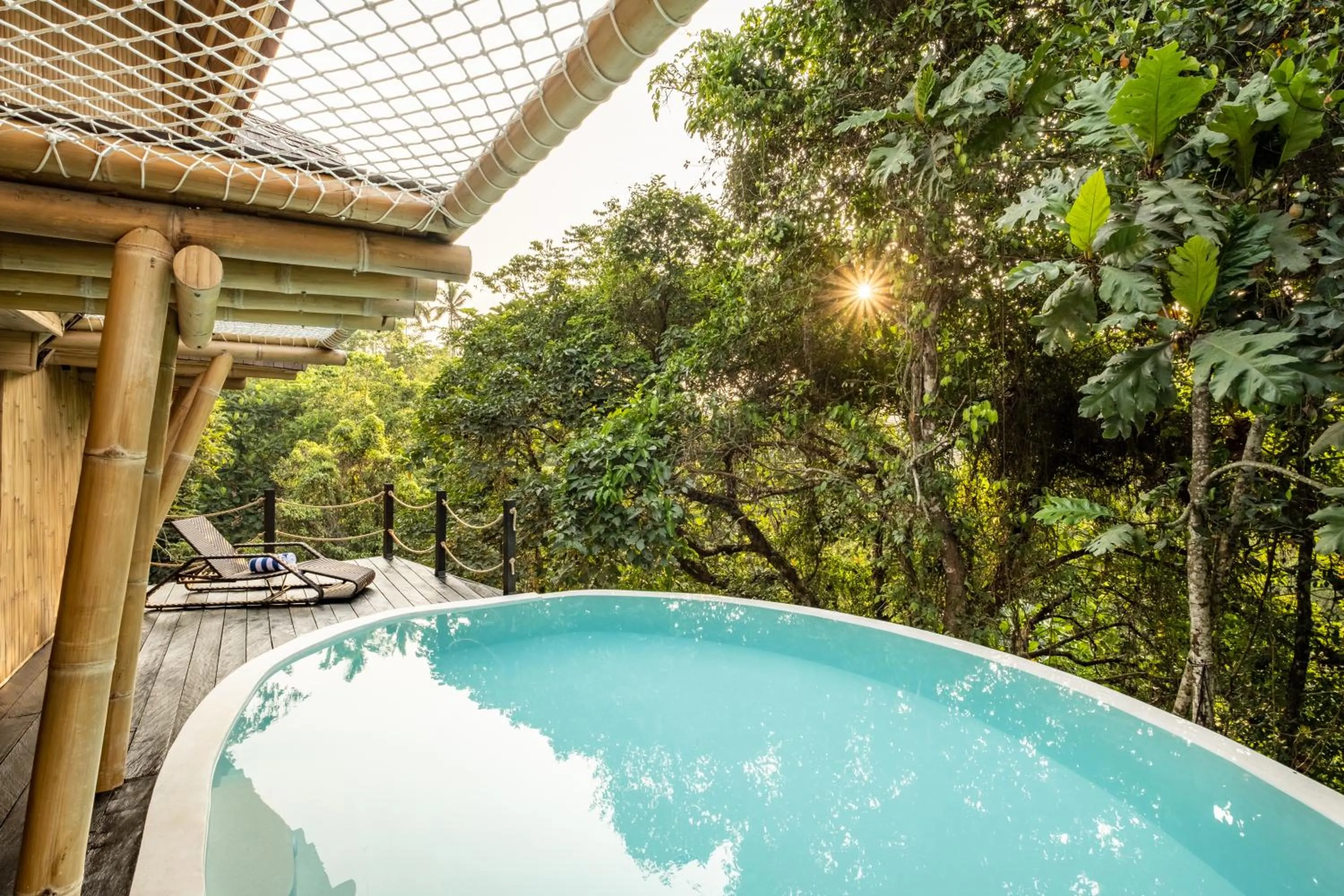 Natural landscape in Jungleight Bali