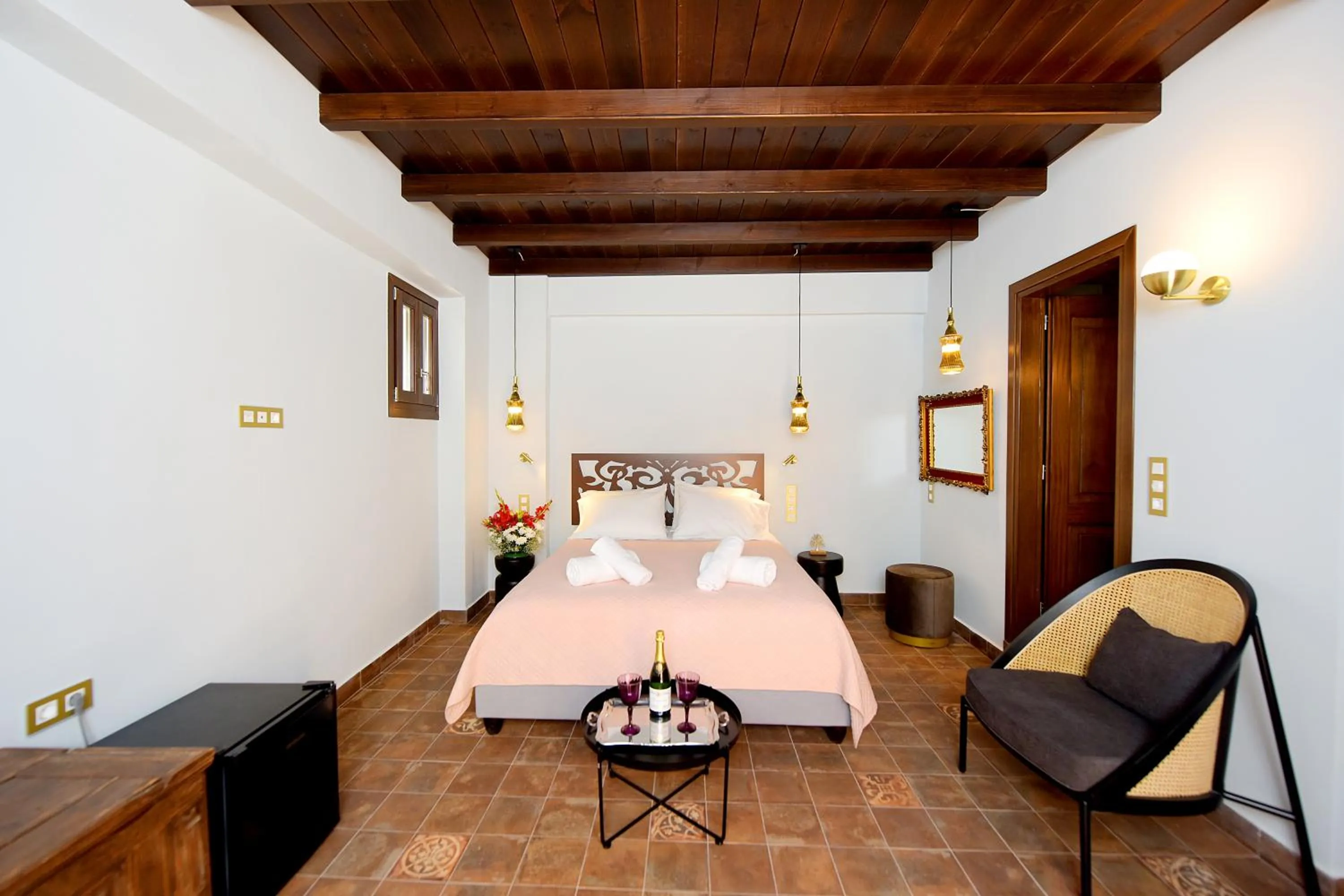 Bedroom, Bed in Elaia-Fos