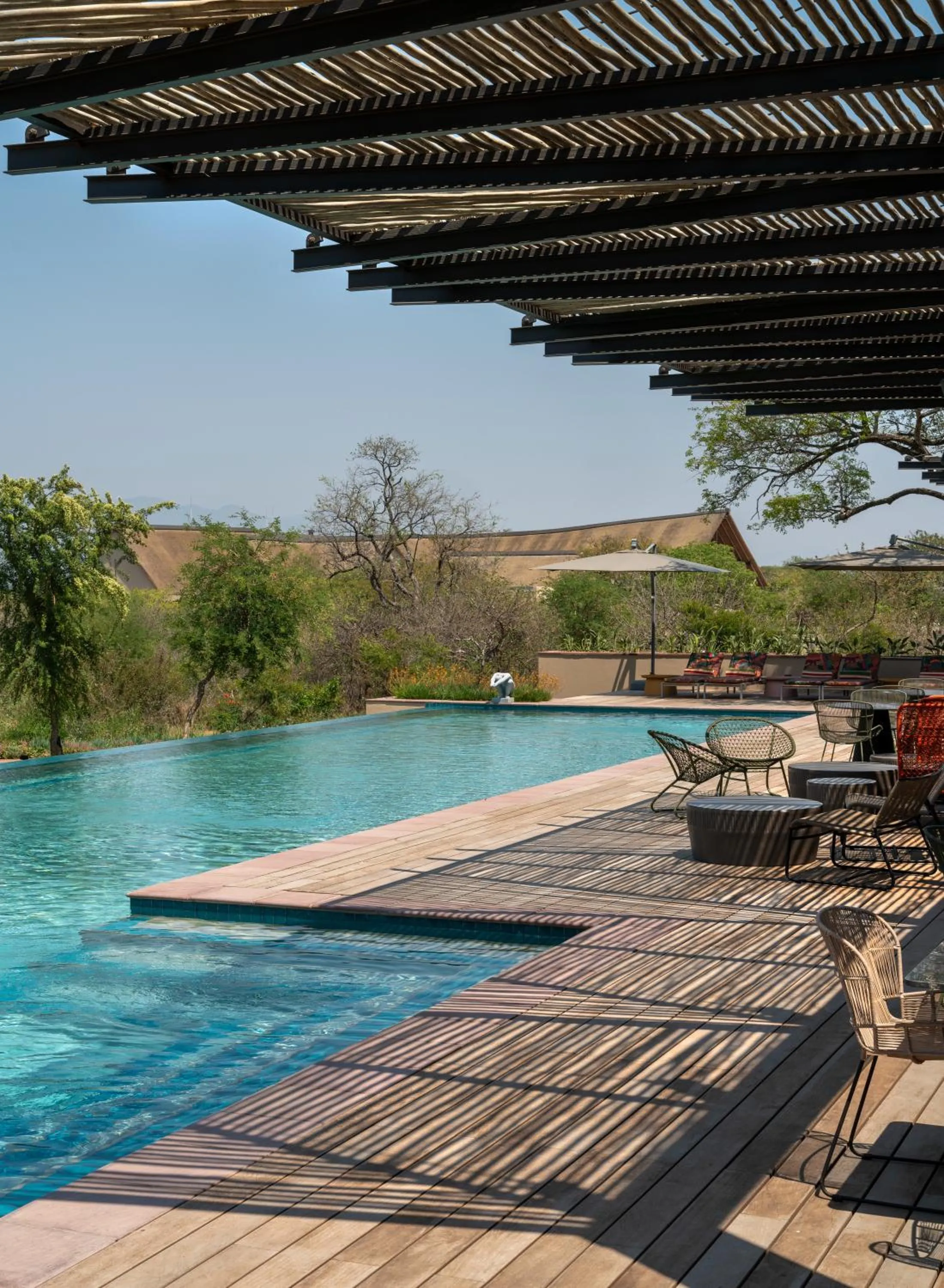 Swimming pool in Radisson Safari Hotel Hoedspruit