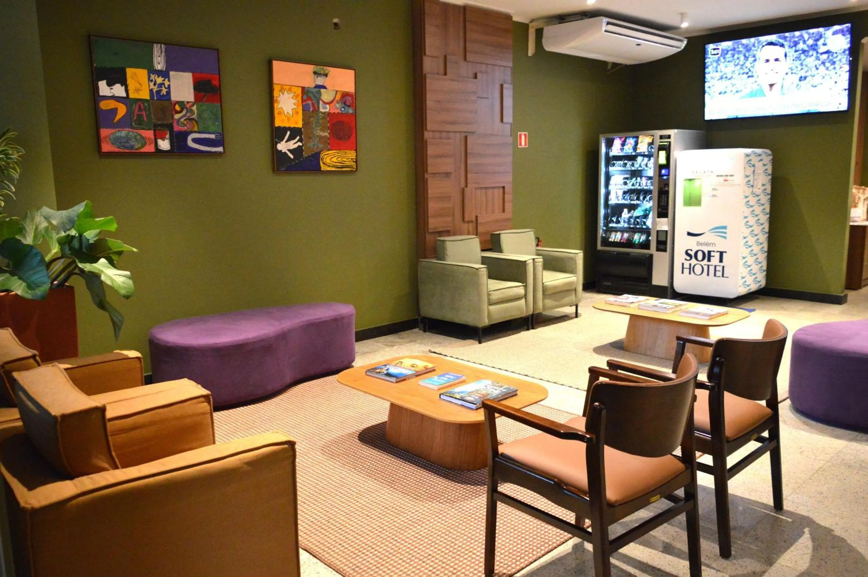 Lobby or reception in Belém Soft Hotel