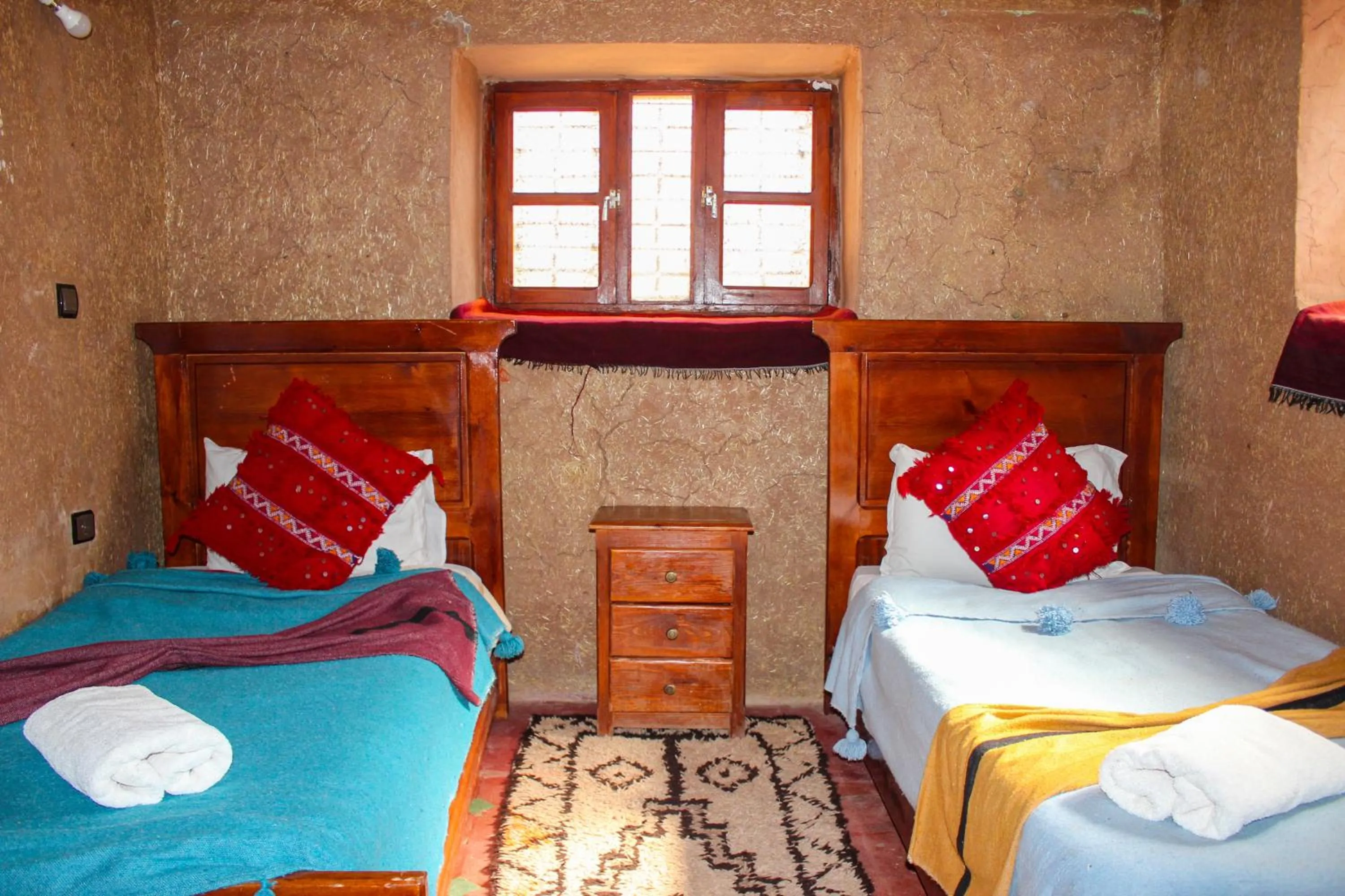 Bed in Riad Soleil du Monde