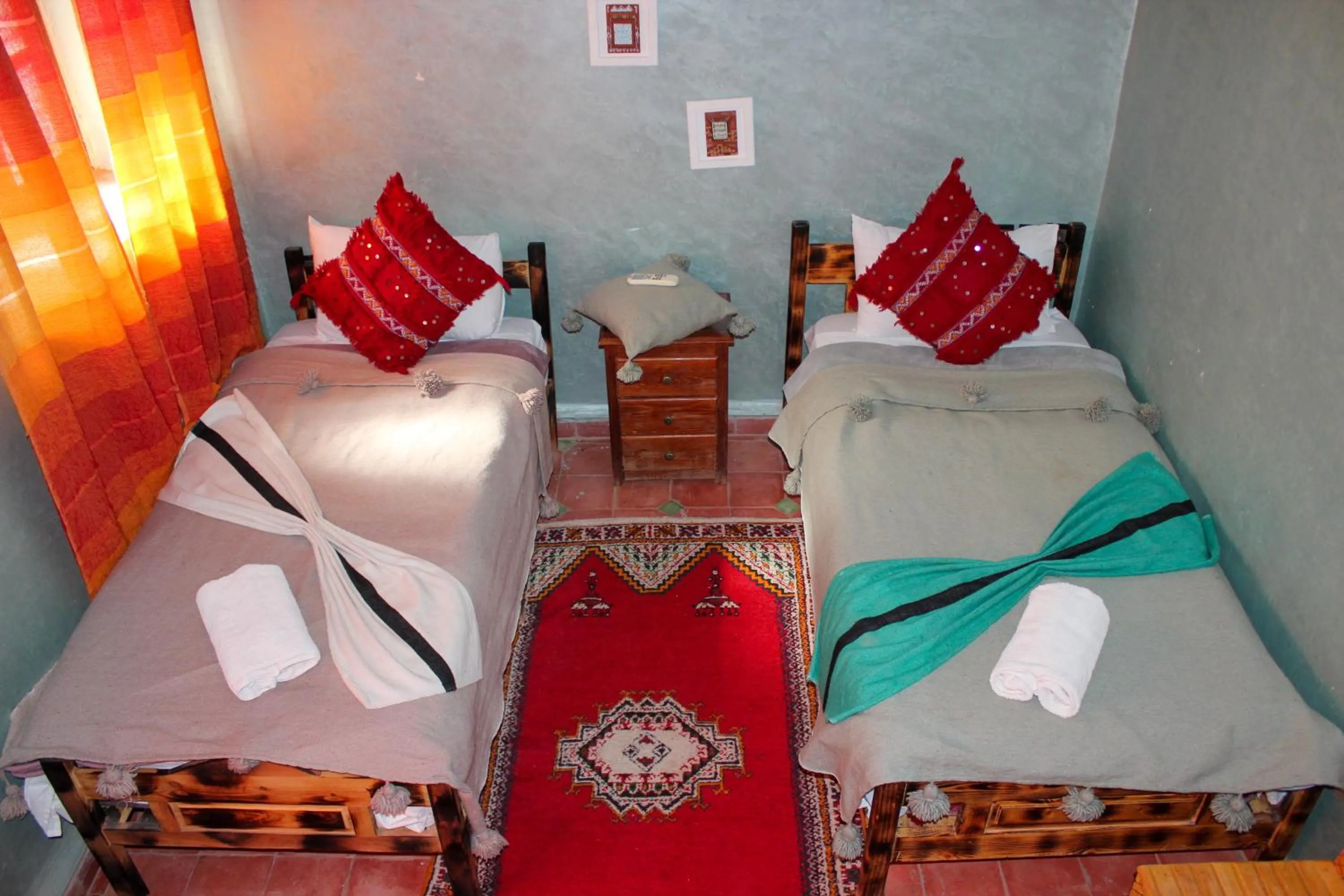 Bed in Riad Soleil du Monde