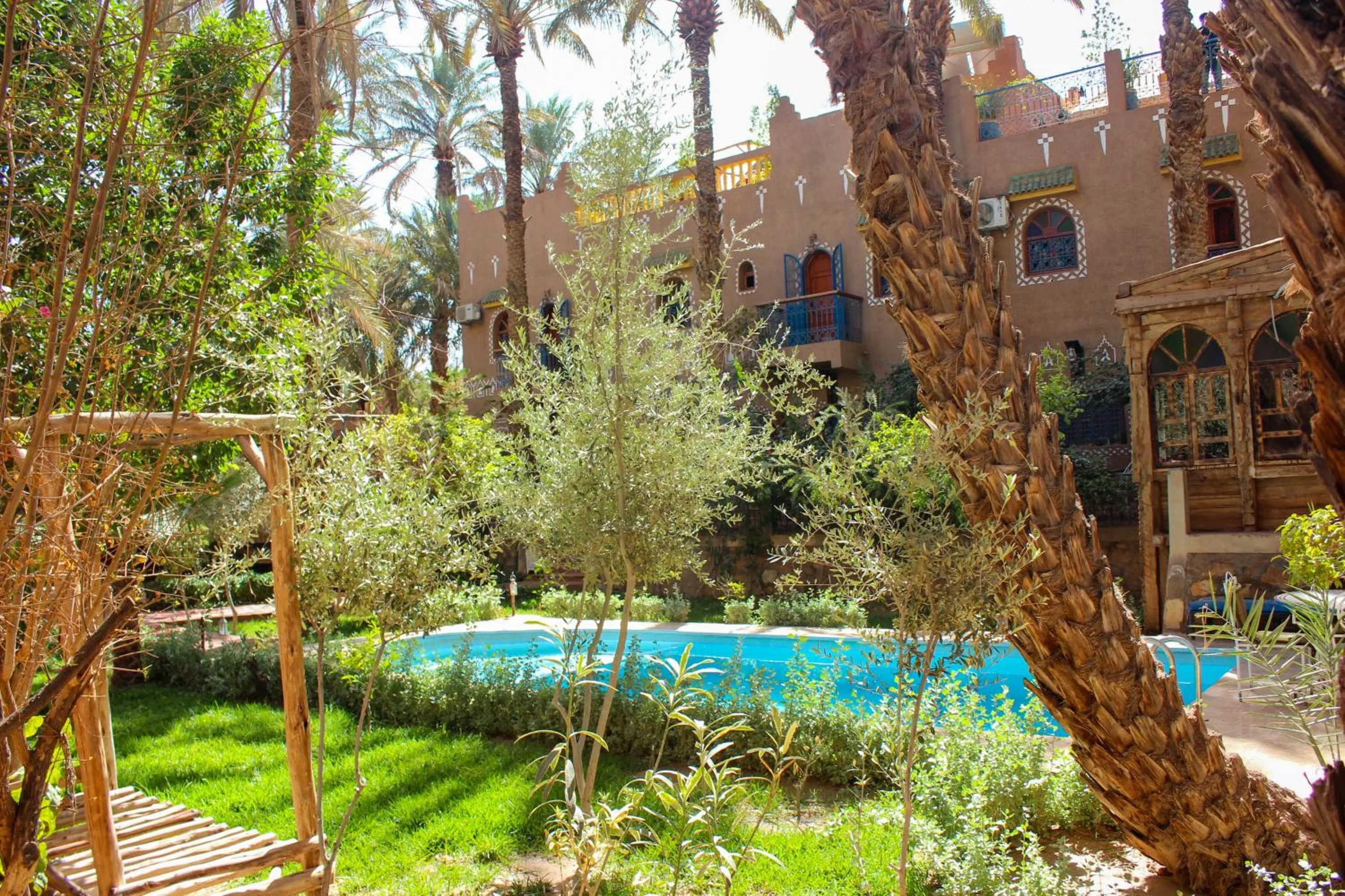Garden in Riad Soleil du Monde