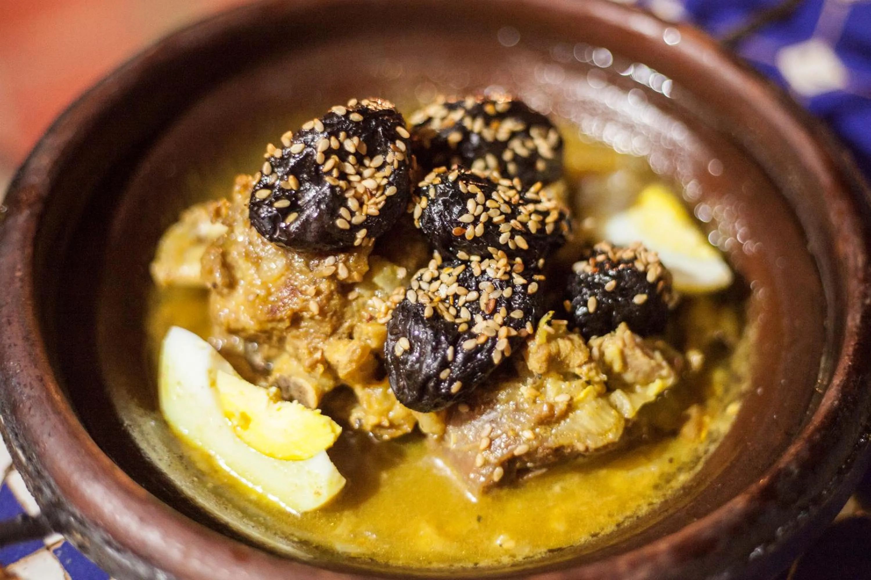 Food close-up in Riad Soleil du Monde