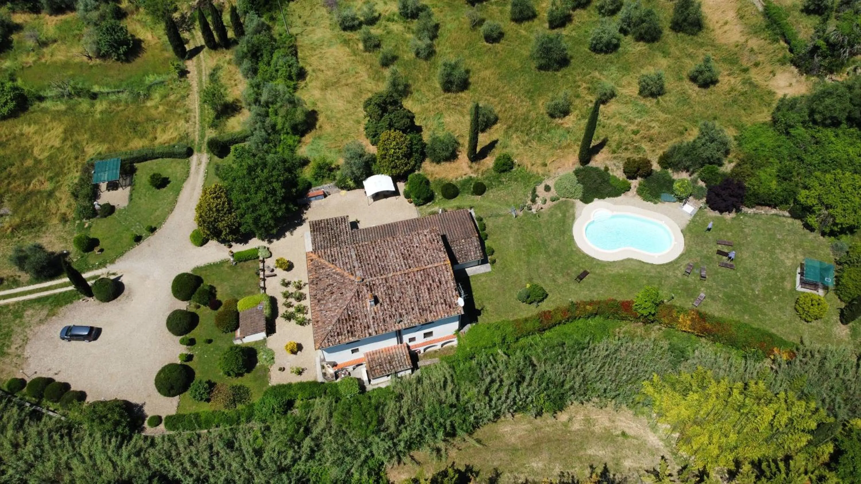 Bird's eye view in Il Frantoio delle Grazie